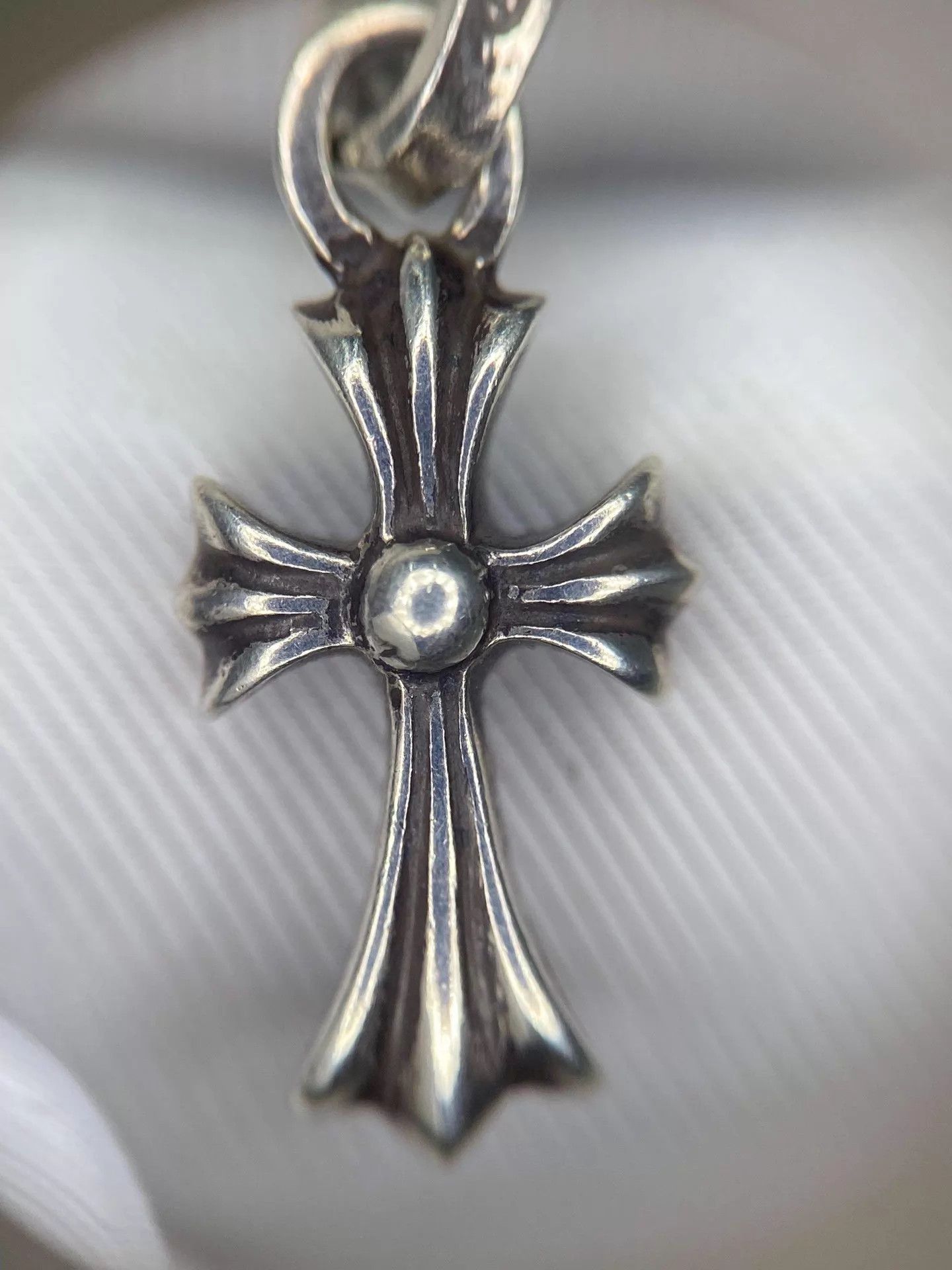 Chrome Hearts Chrome Hearts 925 Silver Diamond Cross Mirror 23x10mm Size ONE SIZE - 3 Thumbnail