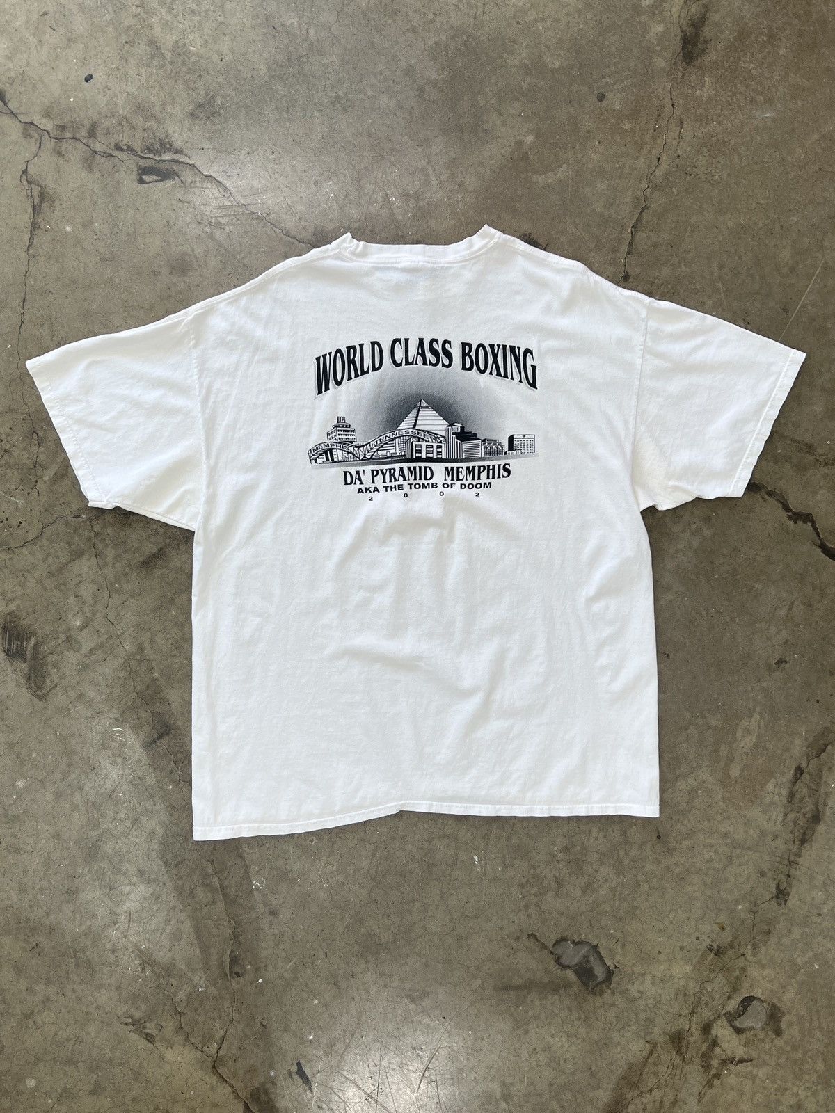 Vintage Vintage 2002 Mike Tyson Lennox Lewis Rumble on the River XXL Size US XXL / EU 58 / 5 - 5 Thumbnail