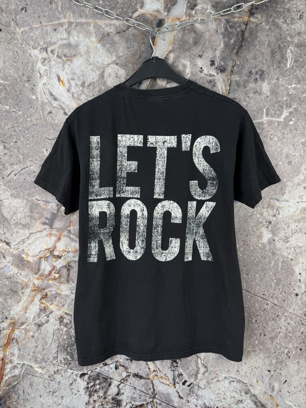 Vintage Men’s F*ck Pop Let’s Rock T-Shirt Streetwear Vintage Size M Size US M / EU 48-50 / 2 - 8 Thumbnail