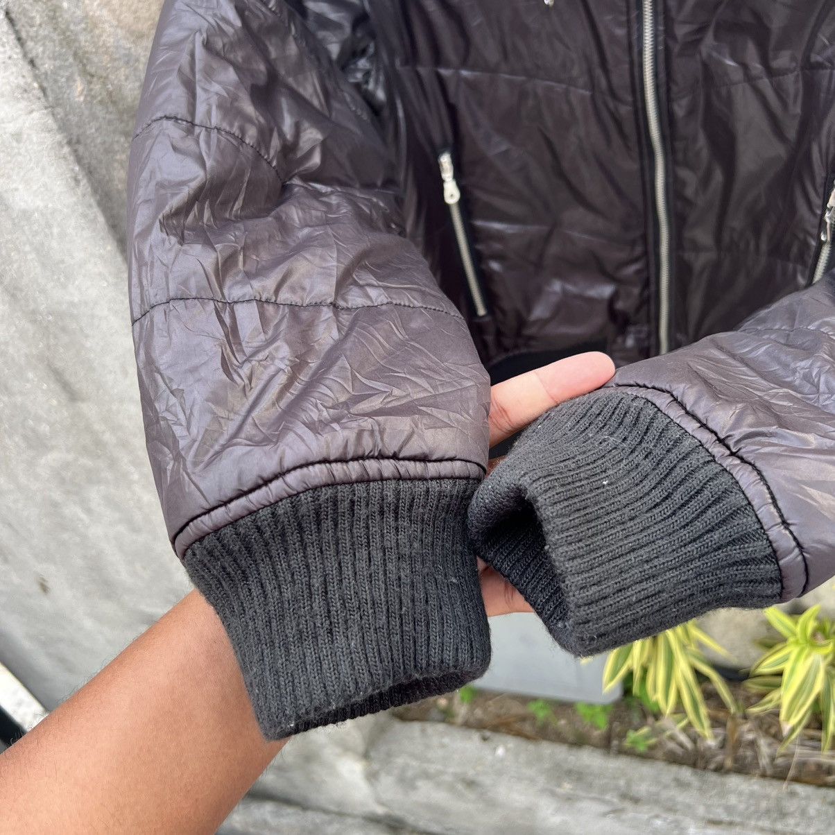 If Six Was Nine “y2k style” 2000s FUR ZIP UP MODERM BLACK JACKET Size US L / EU 52-54 / 3 - 6 Thumbnail