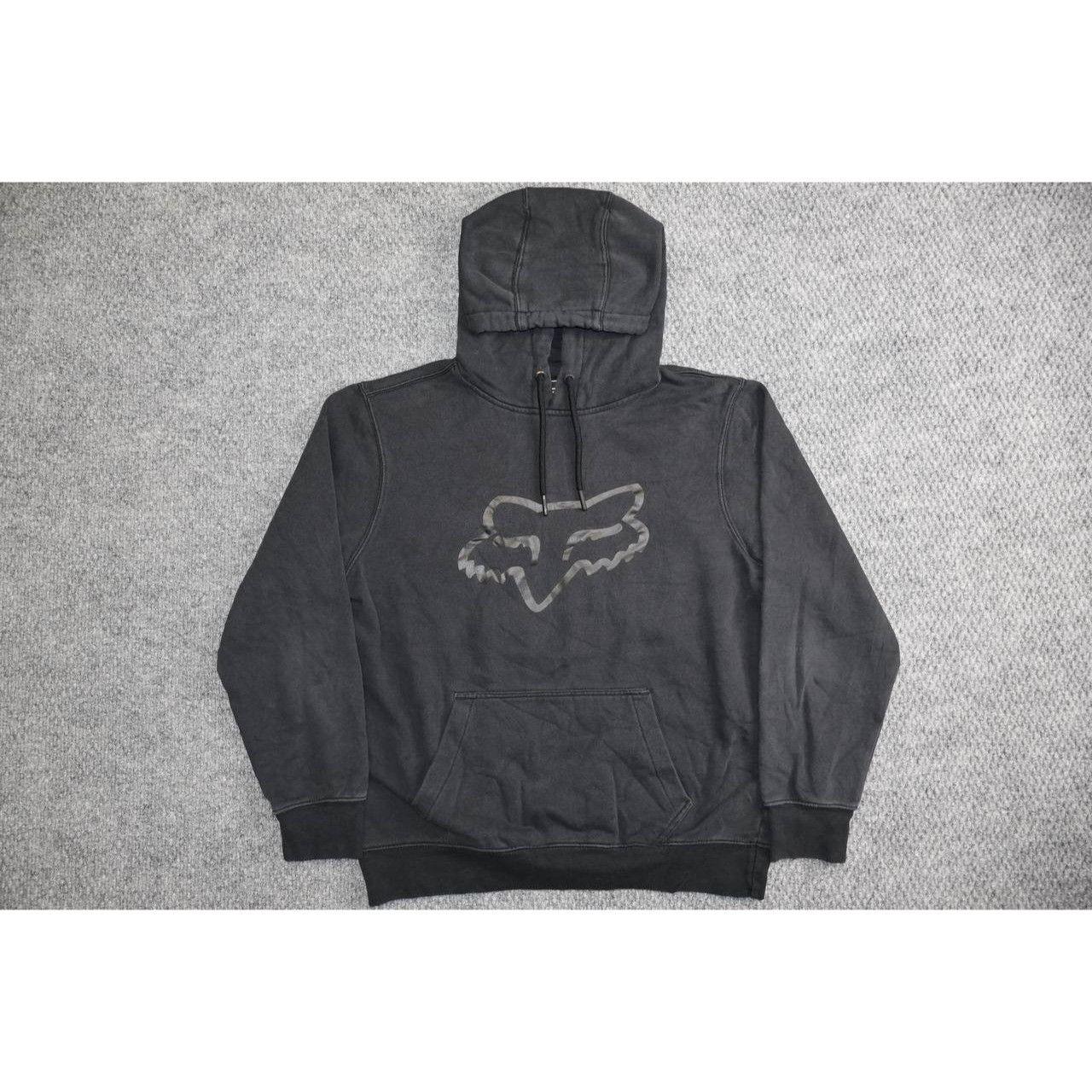 Vintage Fox Racing Hoodie Pullover Sweatshirt Black Medium Motocross Size US M / EU 48-50 / 2 - 6 Thumbnail