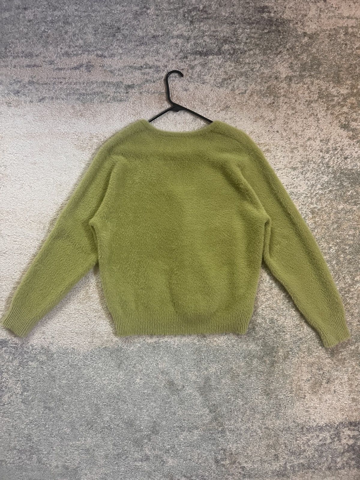 Stussy Stussy Shag Cardigan Lime Green FW21 Size US S / EU 44-46 / 1 - 2 Thumbnail