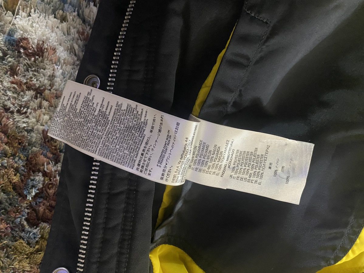 Diesel DIESEL Unreleased Bomber/Parka, Hooded, Black and Yellow Size US L / EU 52-54 / 3 - 7 Thumbnail