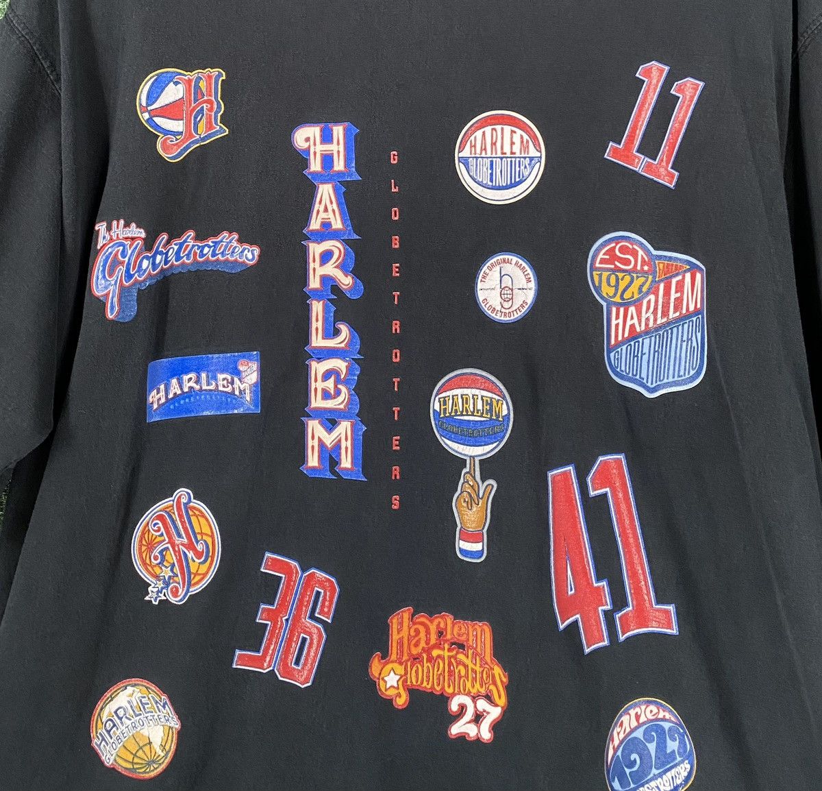 Fubu Vintage Y2K Fubu Harlem Globetrotters Basketball T-Shirt Size US XL / EU 56 / 4 - 3 Thumbnail