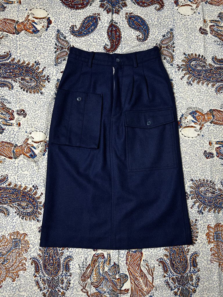image of Comme Des Garcons 80's Cargo Skirt in Navy, Women's (Size 26)