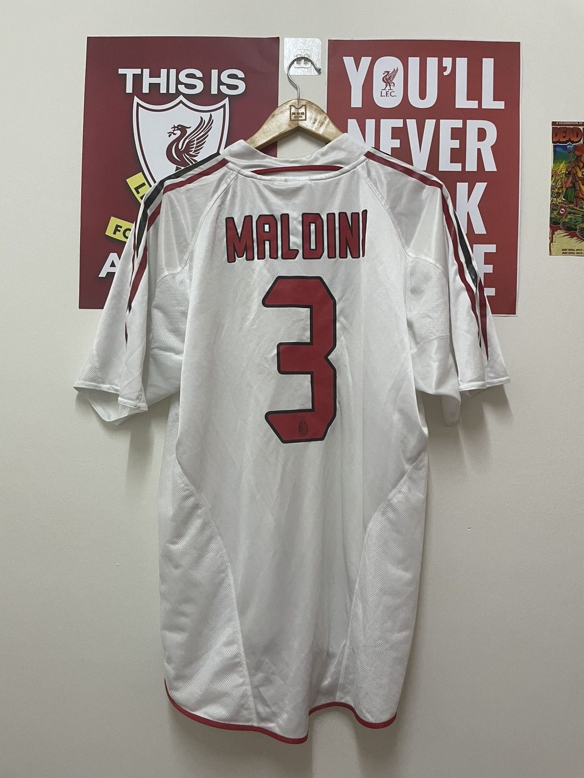 Adidas AC Milan 🇮🇹 2004/2005 Away Paolo Maldini 3 Size US XL / EU 56 / 4 - 3 Thumbnail