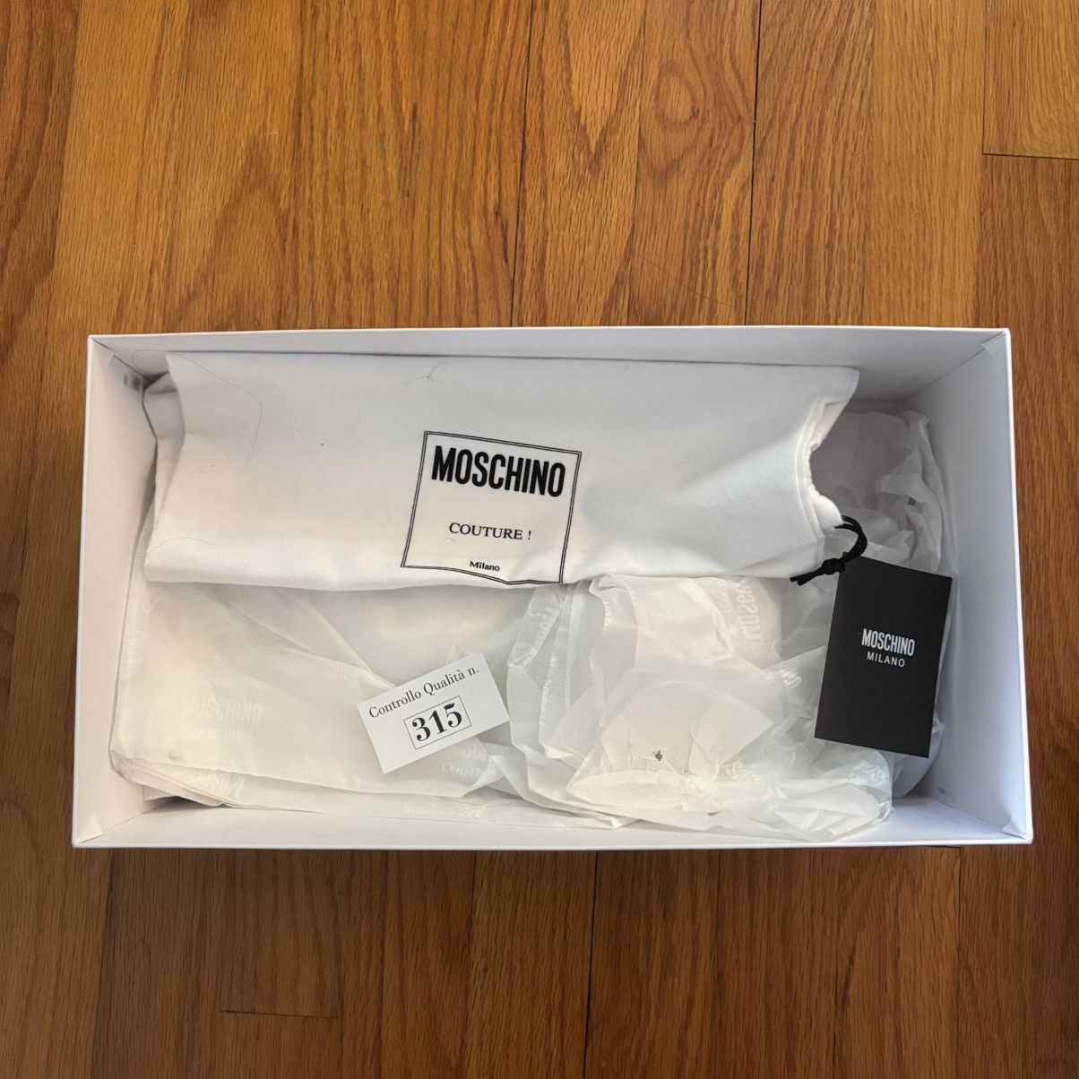 Moschino Black Cobbler Calf Shootie Size US 11 / EU 44 - 8 Thumbnail