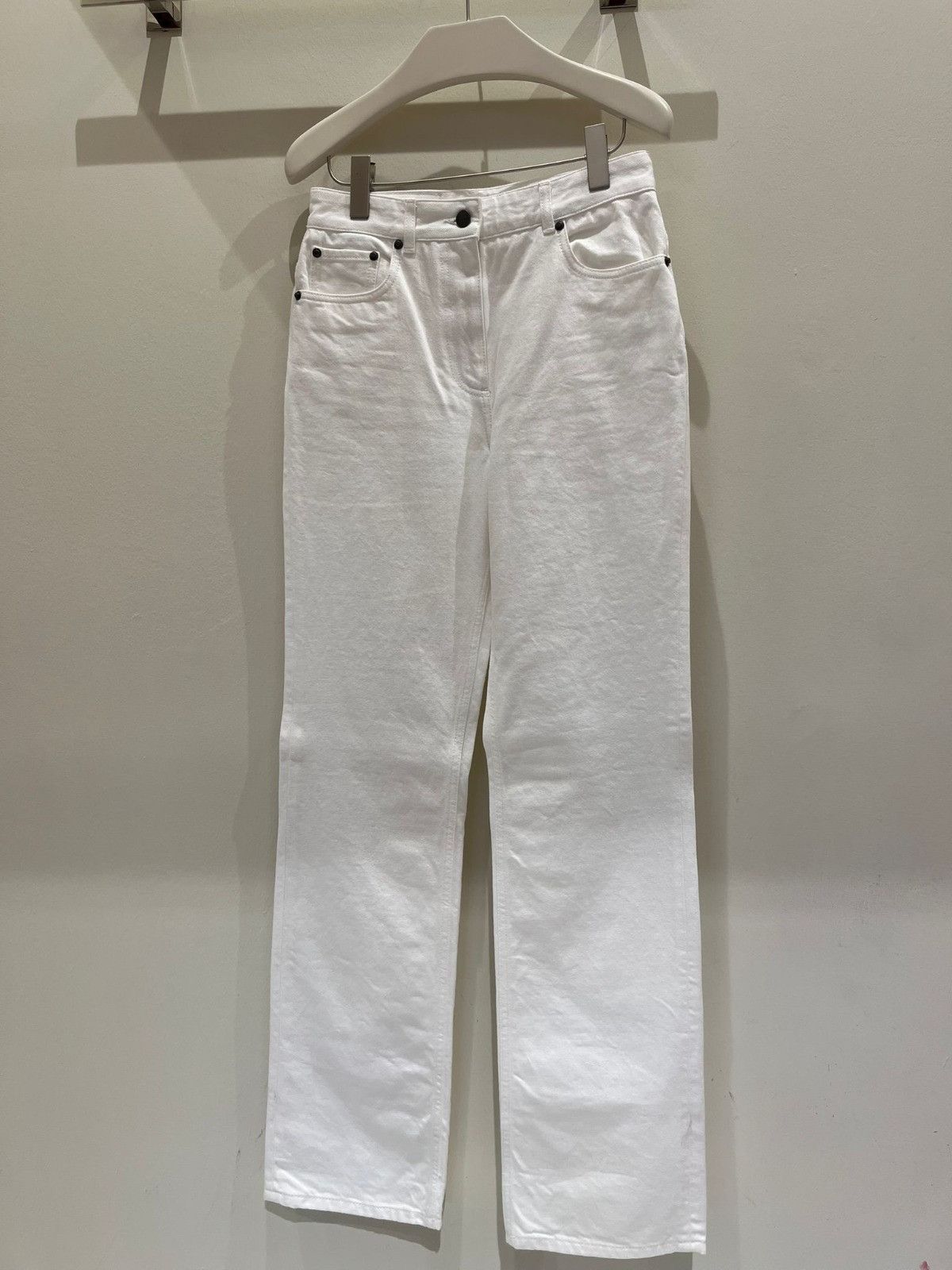 Salvatore Ferragamo o1s1rm1224 Jeans in White Size 38" / US 16 / IT 52 - 1 Preview