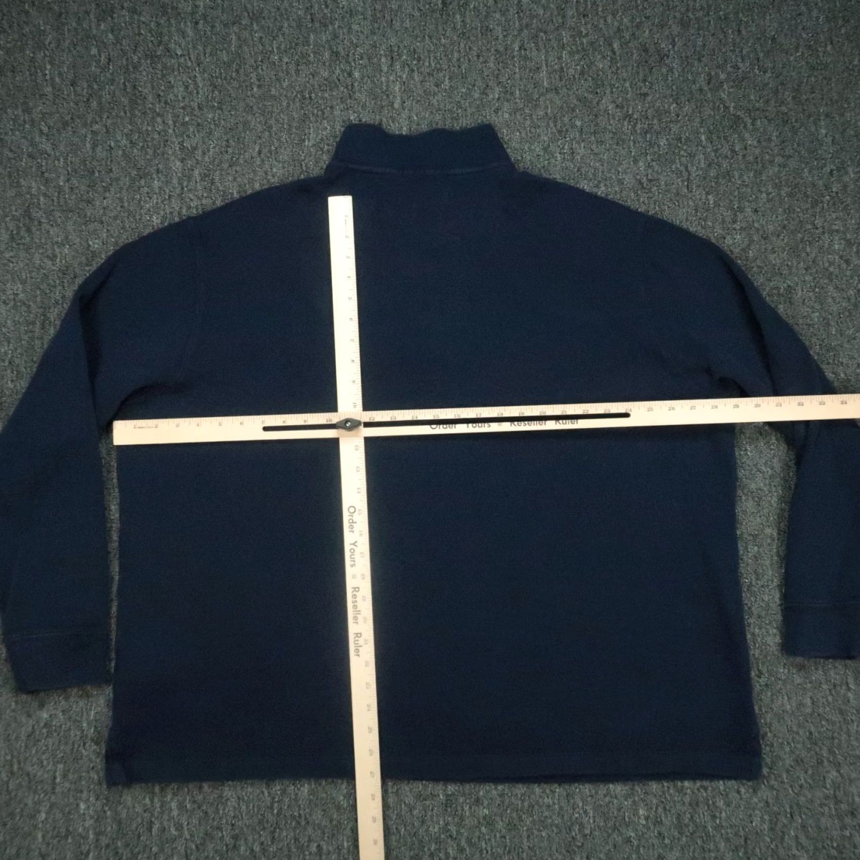 Polo Ralph Lauren VINTAGE Polo Ralph Lauren Sweater Mens 2XL Blue 1/4 Zip Pullover Mock Neck Jumper Knit Satin? Size US XXL / EU 58 / 5 - 5 Thumbnail