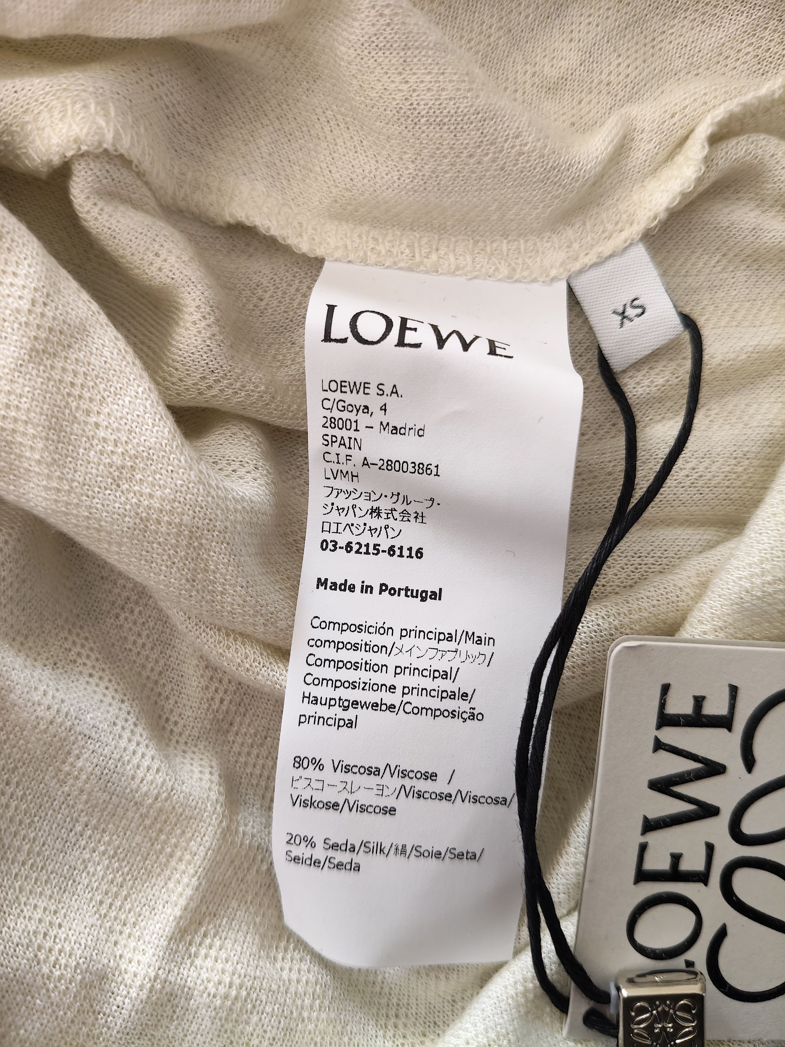 Loewe Silk and cotton rib tanktop brand new with tags Size XS / US 0-2 / IT 36-38 - 9 Thumbnail
