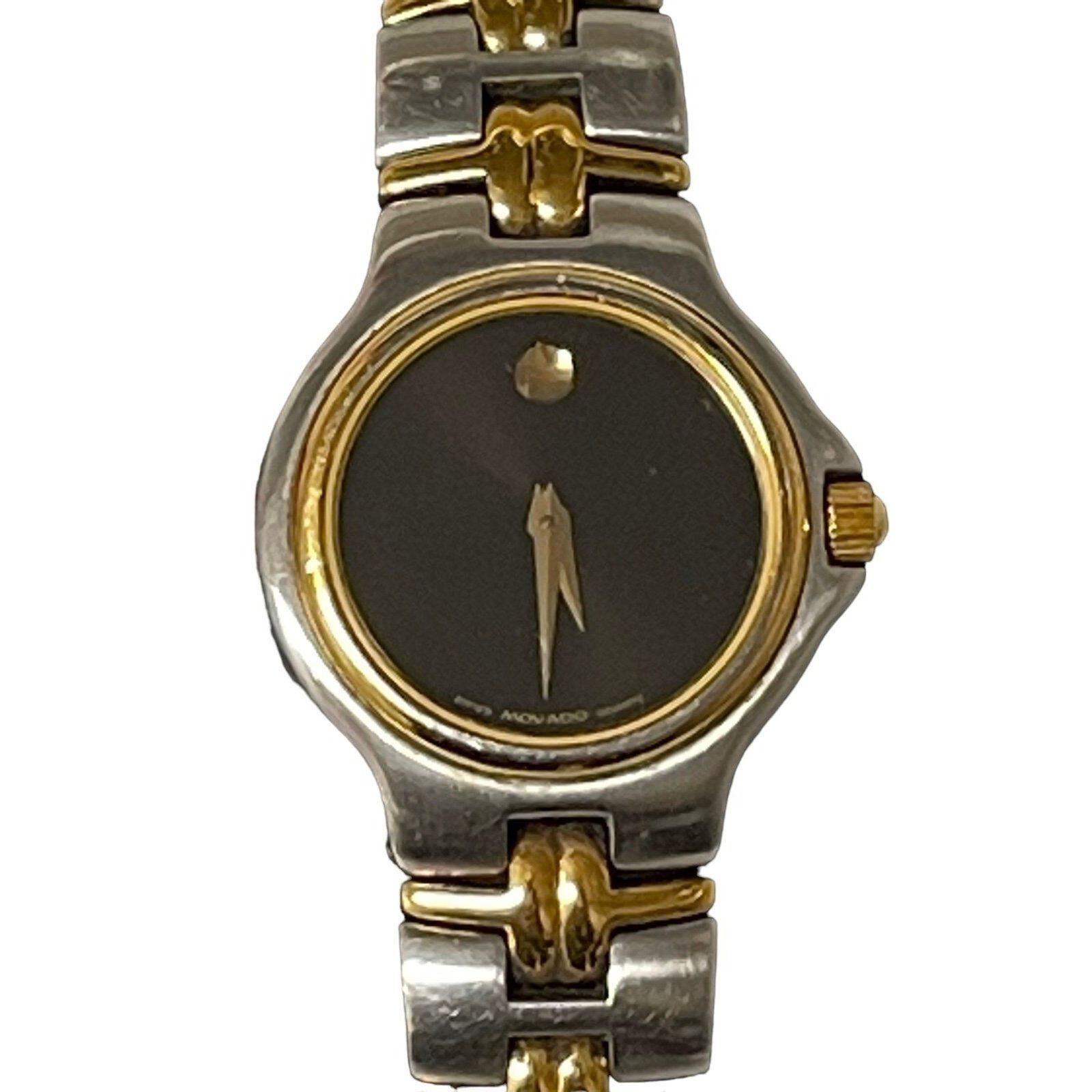 Movado MOVADO Ladies 2-TONE STAINLESS STEEL SWISS QUARTZ WATCH Size ONE SIZE - 2 Thumbnail