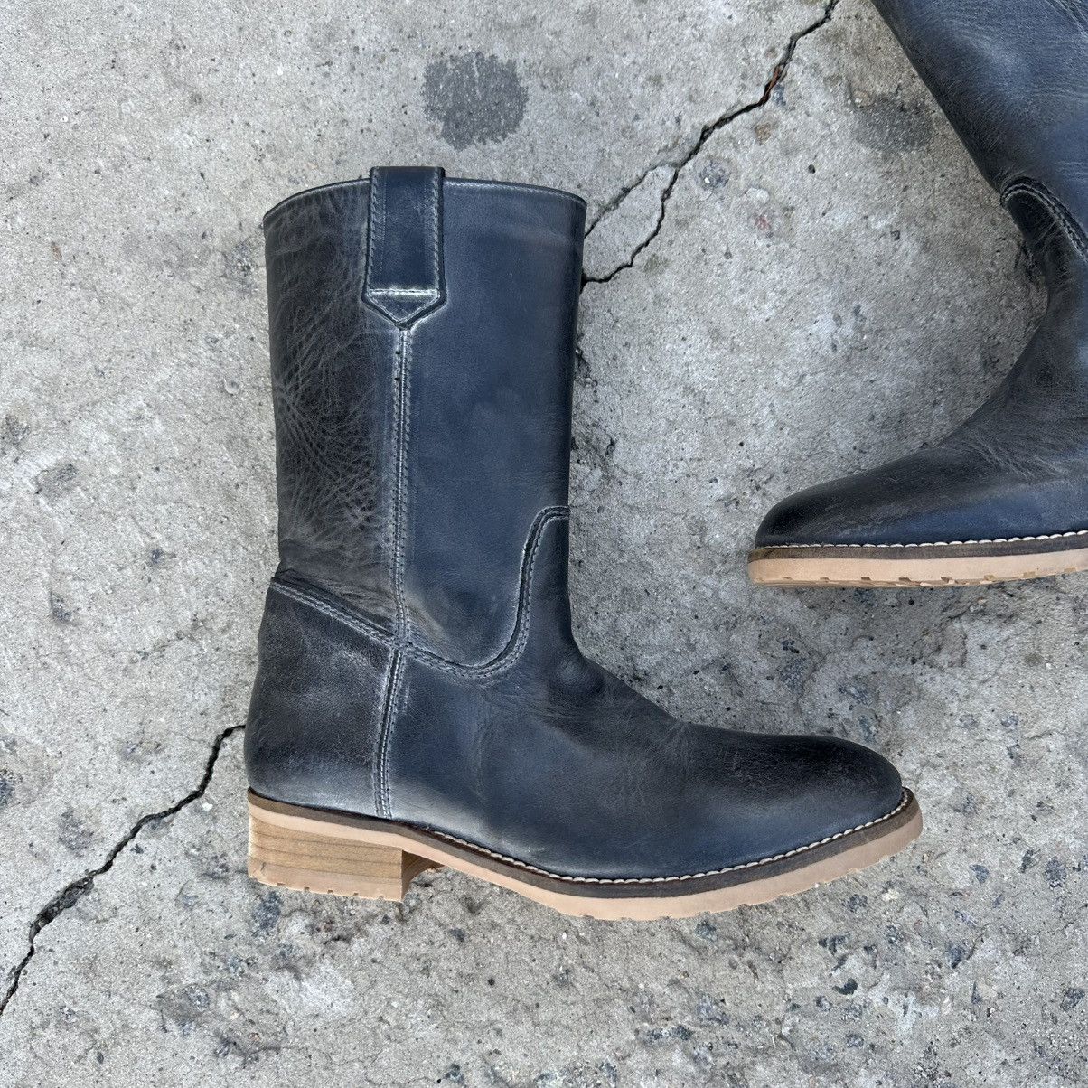 Leather Vintage Women’s Leather Boots HIP Y2K 00s USA Size 37 Size US 7 / IT 37 - 3 Thumbnail