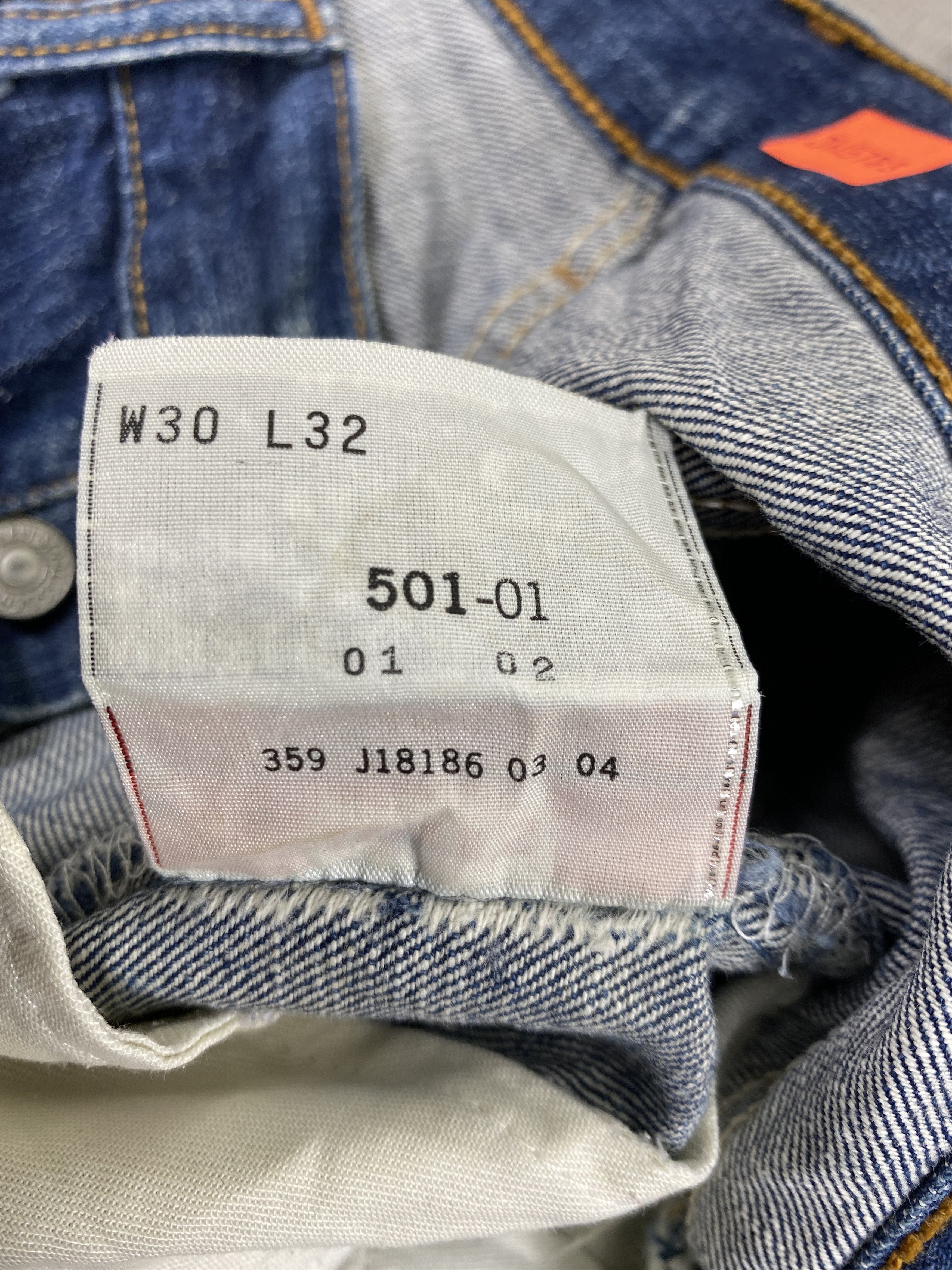 Levi's Vintage Levi's 501 Faded Blue Jeans 30x30 Denim- JN3783 Size US 30 / EU 46 - 10 Thumbnail