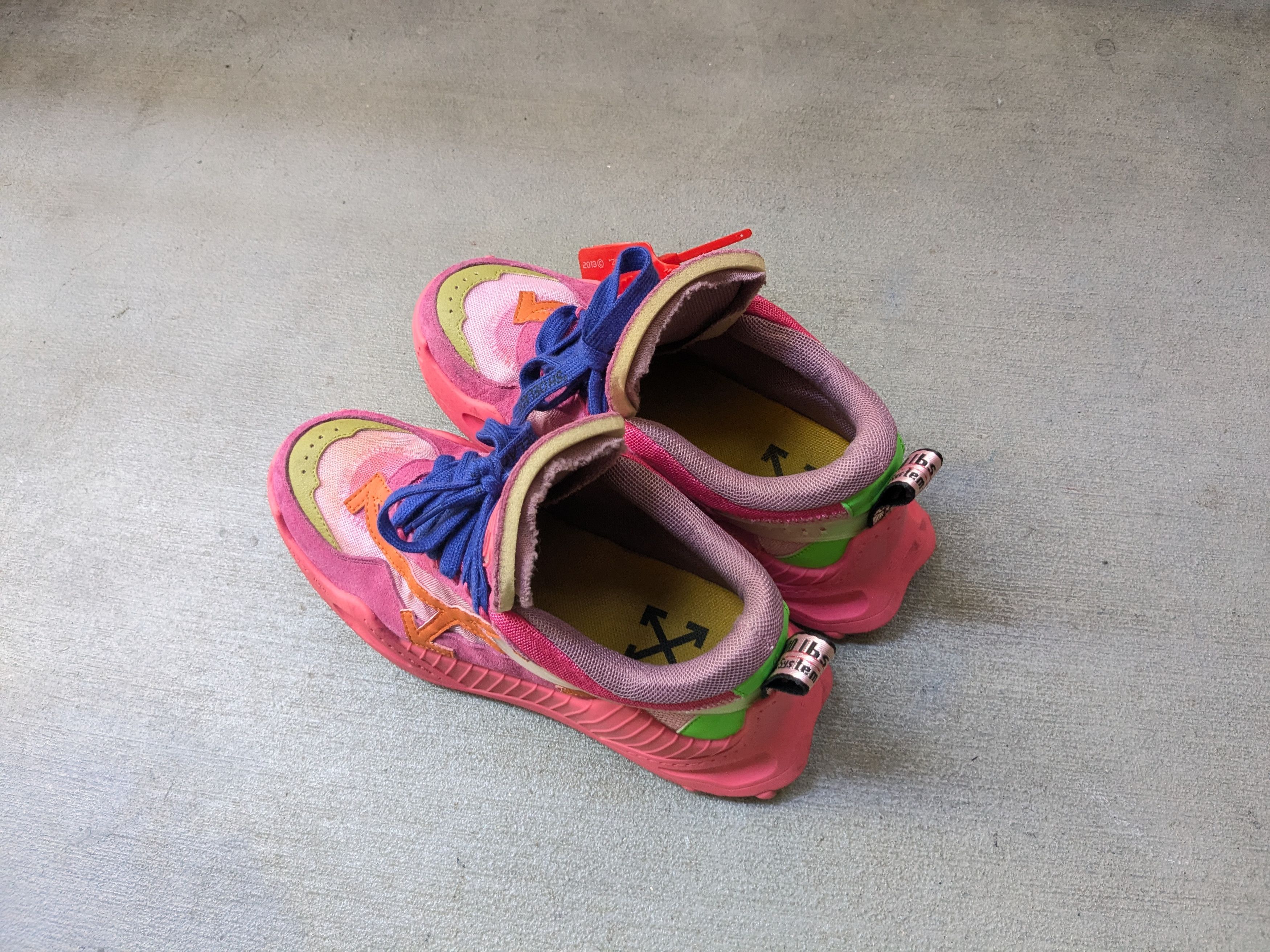 Off-White Off-White Odsy-2000 Sneakers Pink 7 40 Suede Size US 7 / EU 40 - 13 Thumbnail