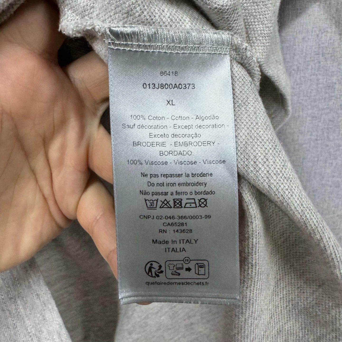 Dior Dior men's new gray embroidered CD logo jacket XL Size US XL / EU 56 / 4 - 6 Thumbnail