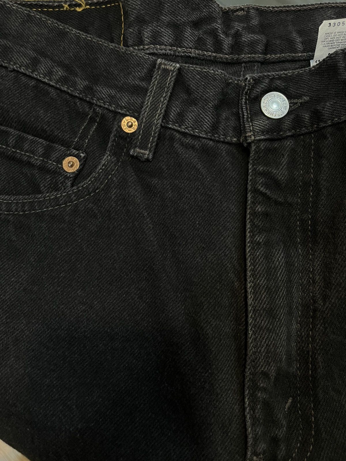 Levi's Vintage Clothing Leiv’s 505 Mexico Black Denim Size US 32 / EU 48 - 6 Thumbnail