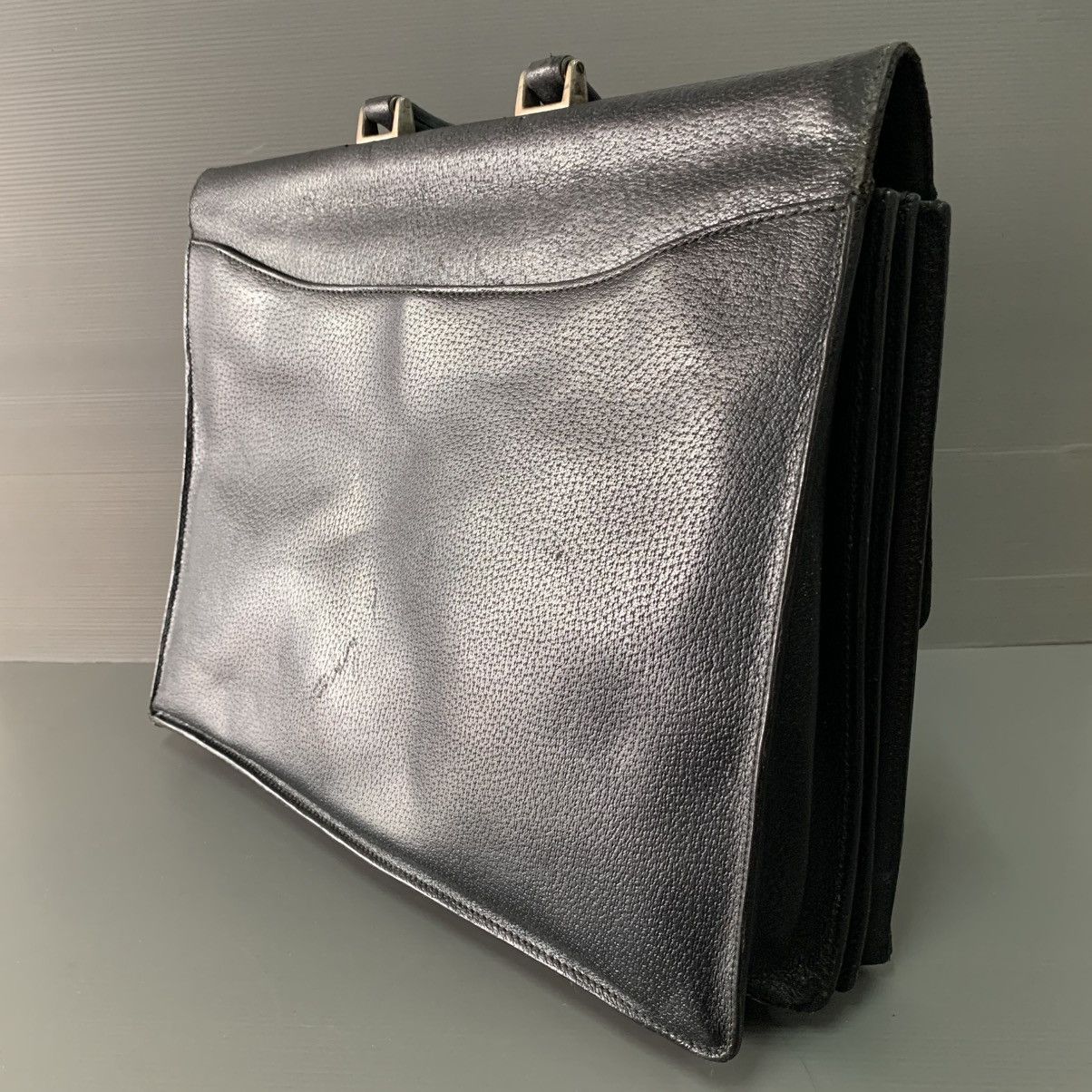 Gucci Gucci Leather Black Briefcase Bag Size ONE SIZE - 2 Thumbnail