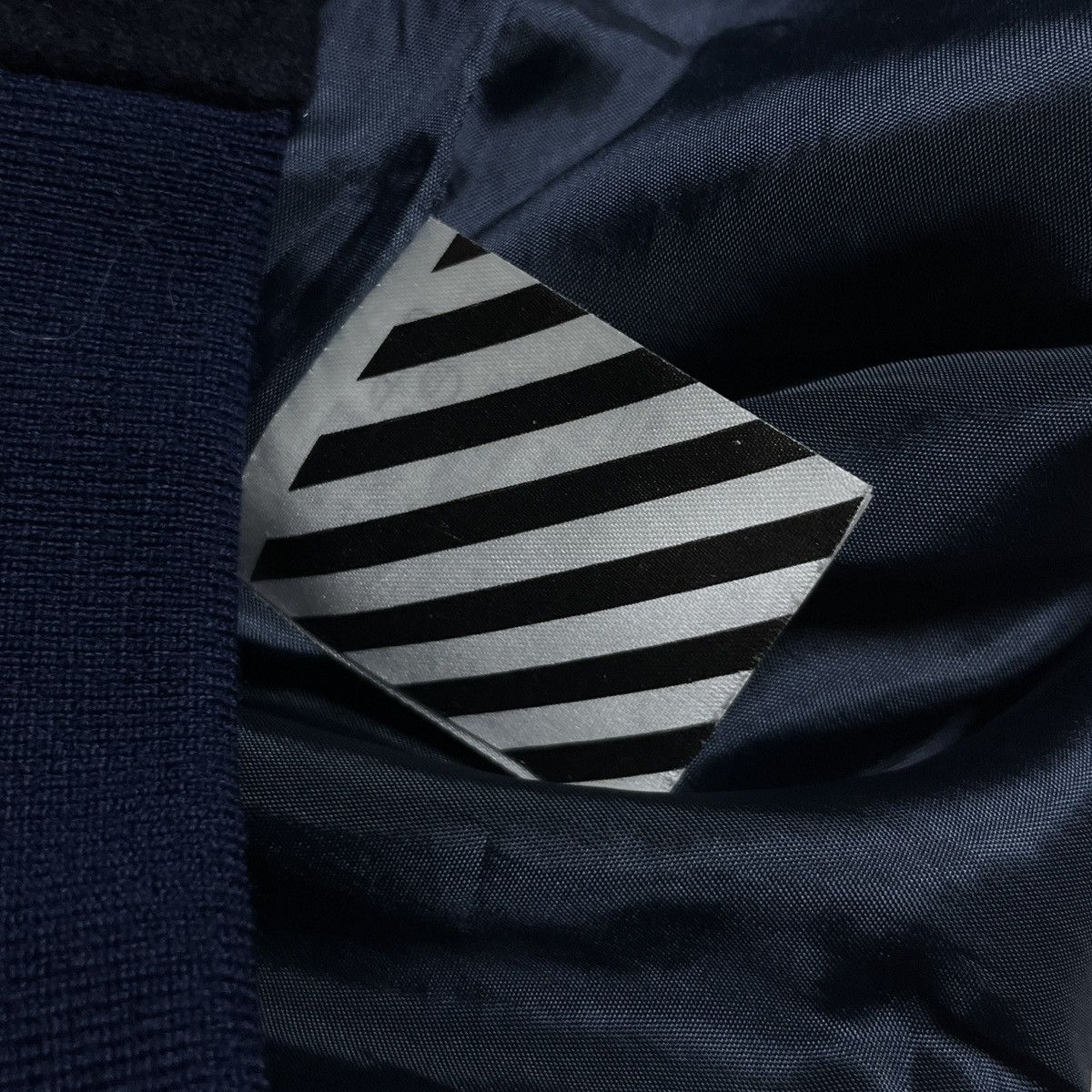 Off-White Off-White VIRGIL ABLOH 2015 Fall/Winter Letterman Jacket Size US XS / EU 42 / 0 - 10 Thumbnail