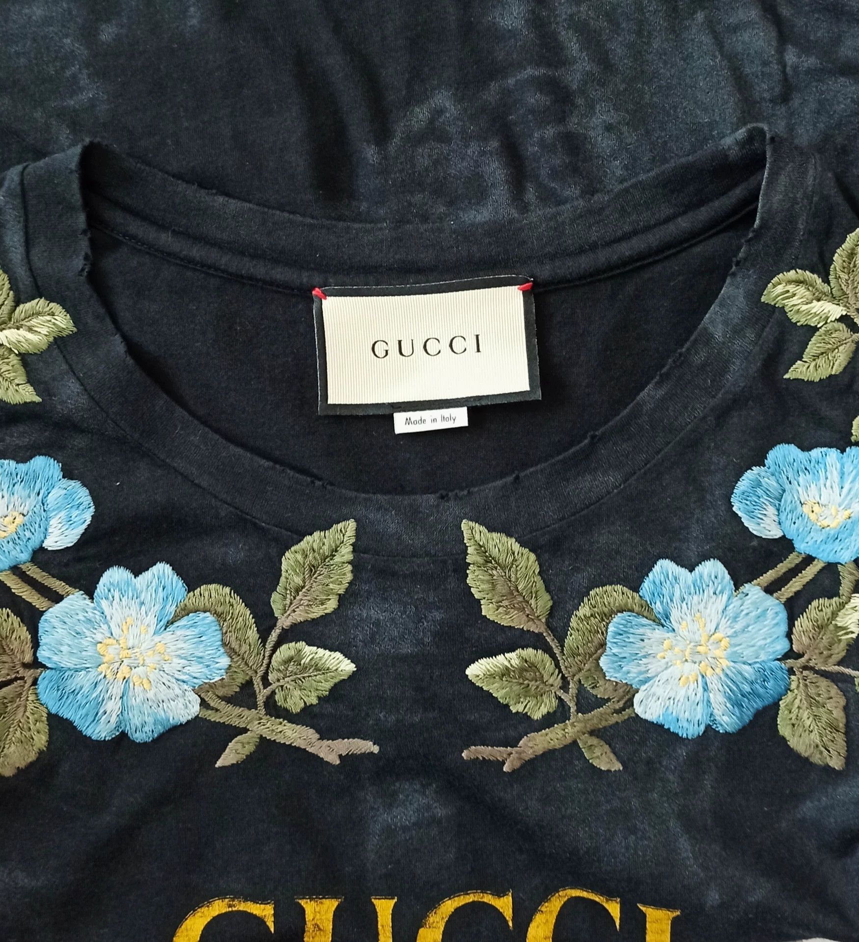 Gucci Gucci Block Floral Embroidered T-Shirt S Size S / US 4 / IT 40 - 4 Thumbnail