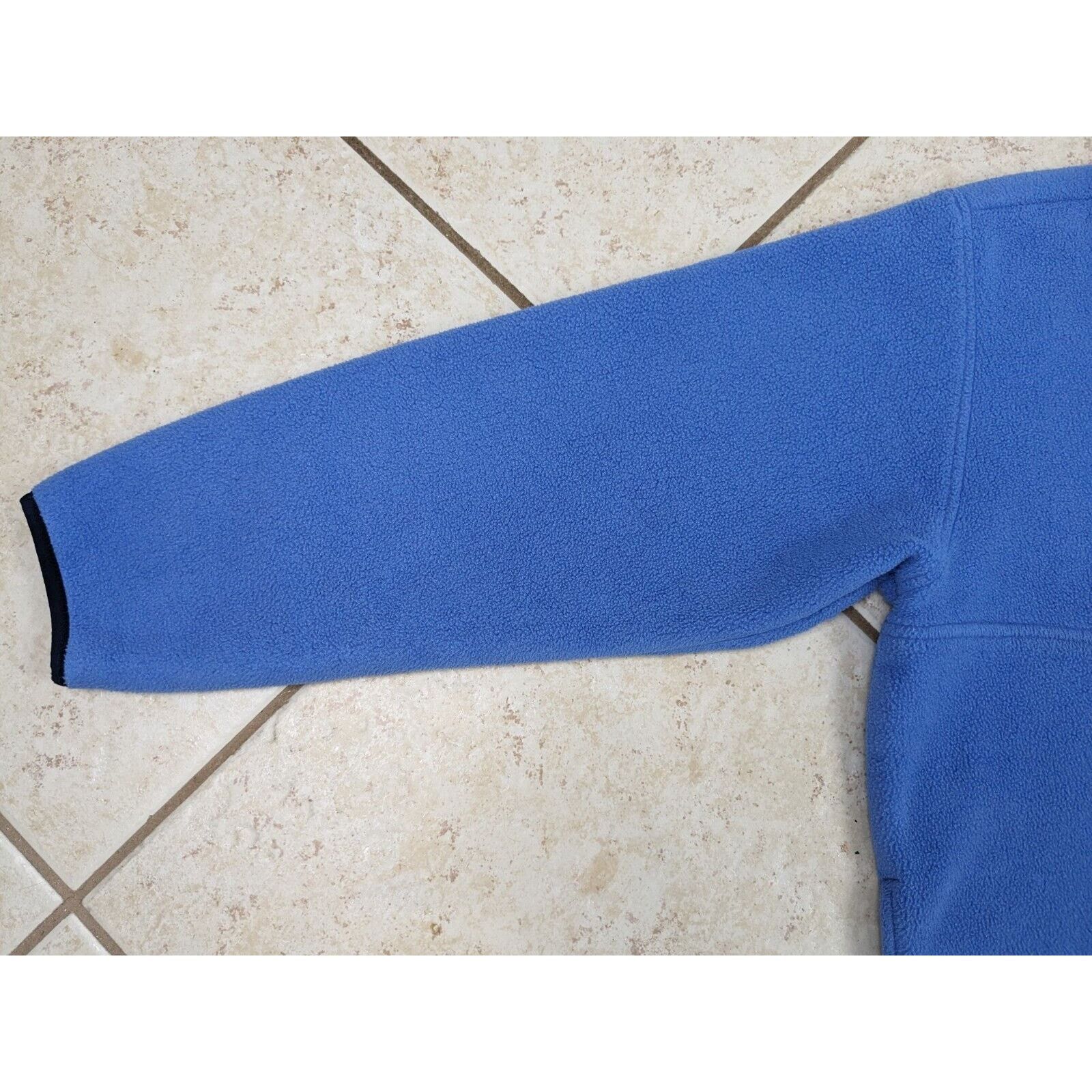 L.L. Bean Vtg LL Bean Jacket Light Blue Lavender Fleece Zip Polartec Size L / US 10 / IT 46 - 2 Thumbnail
