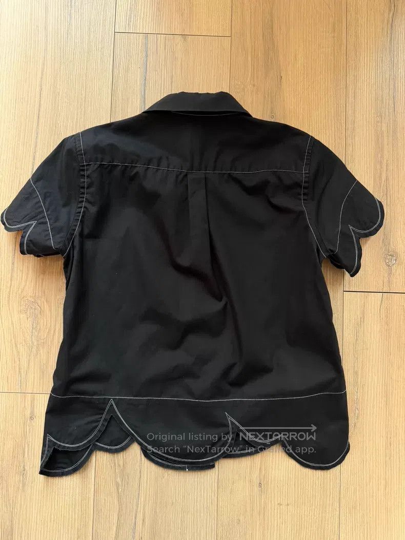 Comme des Garcons Comme des Garcons Black Short Sleeve Top Size XS / US 0-2 / IT 36-38 - 2 Thumbnail