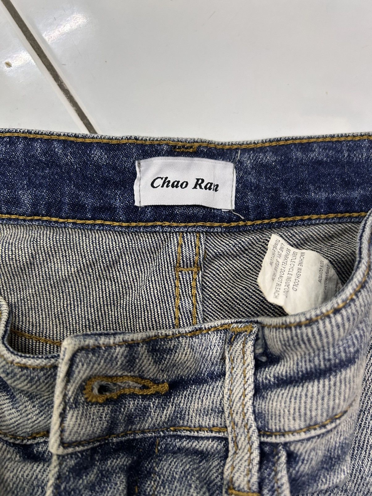 Japanese Brand × Vintage Vintage Japanese Denim Mad Punk Patches Jeans Size US 28 / EU 44 - 11 Thumbnail