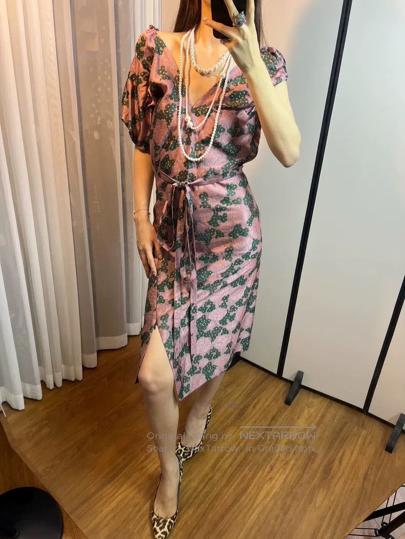 Vivienne Westwood Vivienne Westwood Alien Pink and Green Dress Size XS / US 0-2 / IT 36-38 - 8 Thumbnail
