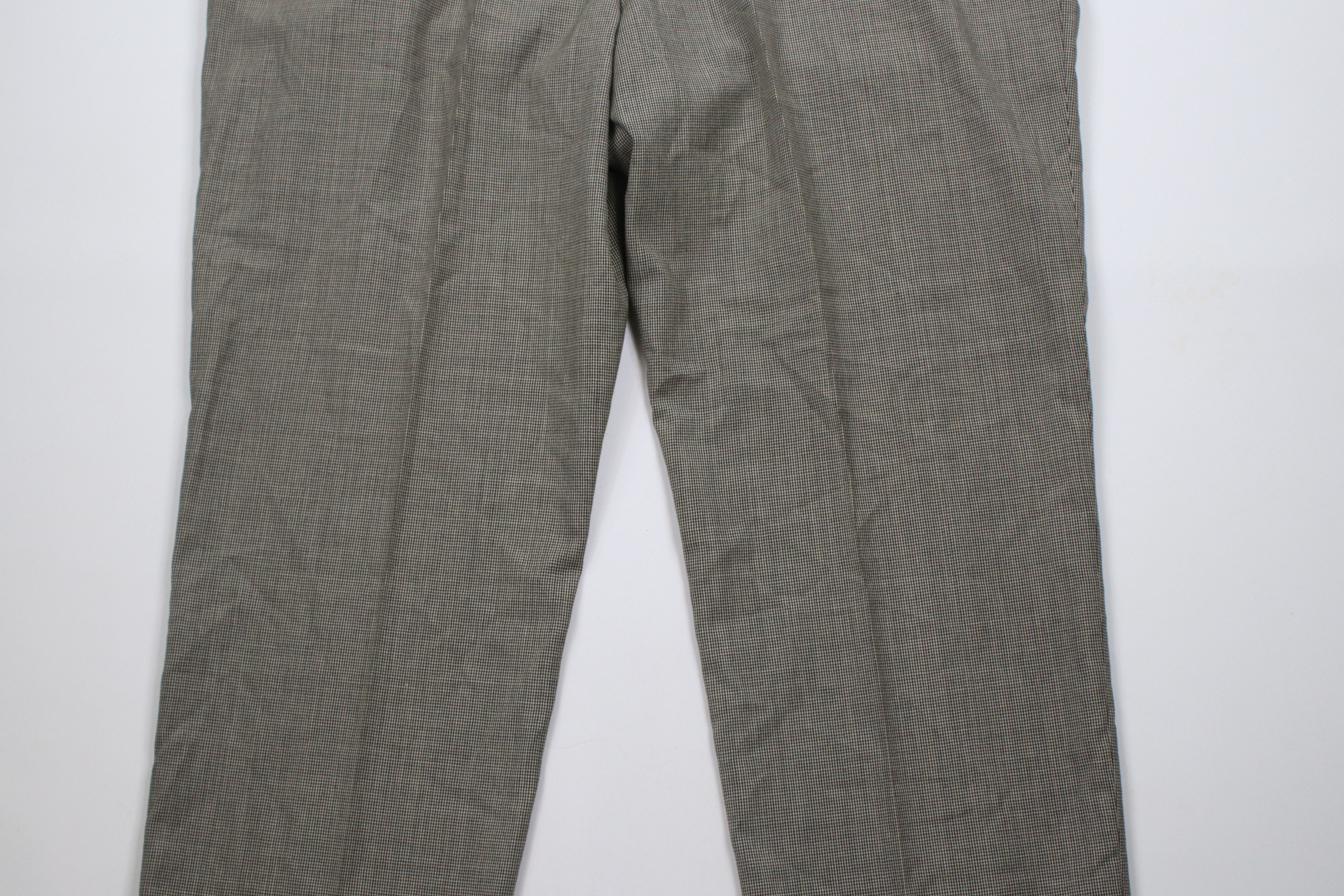 Vintage Vintage 90s Streetwear Houndstooth Wide Leg Chino Pants Size US 40 / EU 56 - 9 Thumbnail