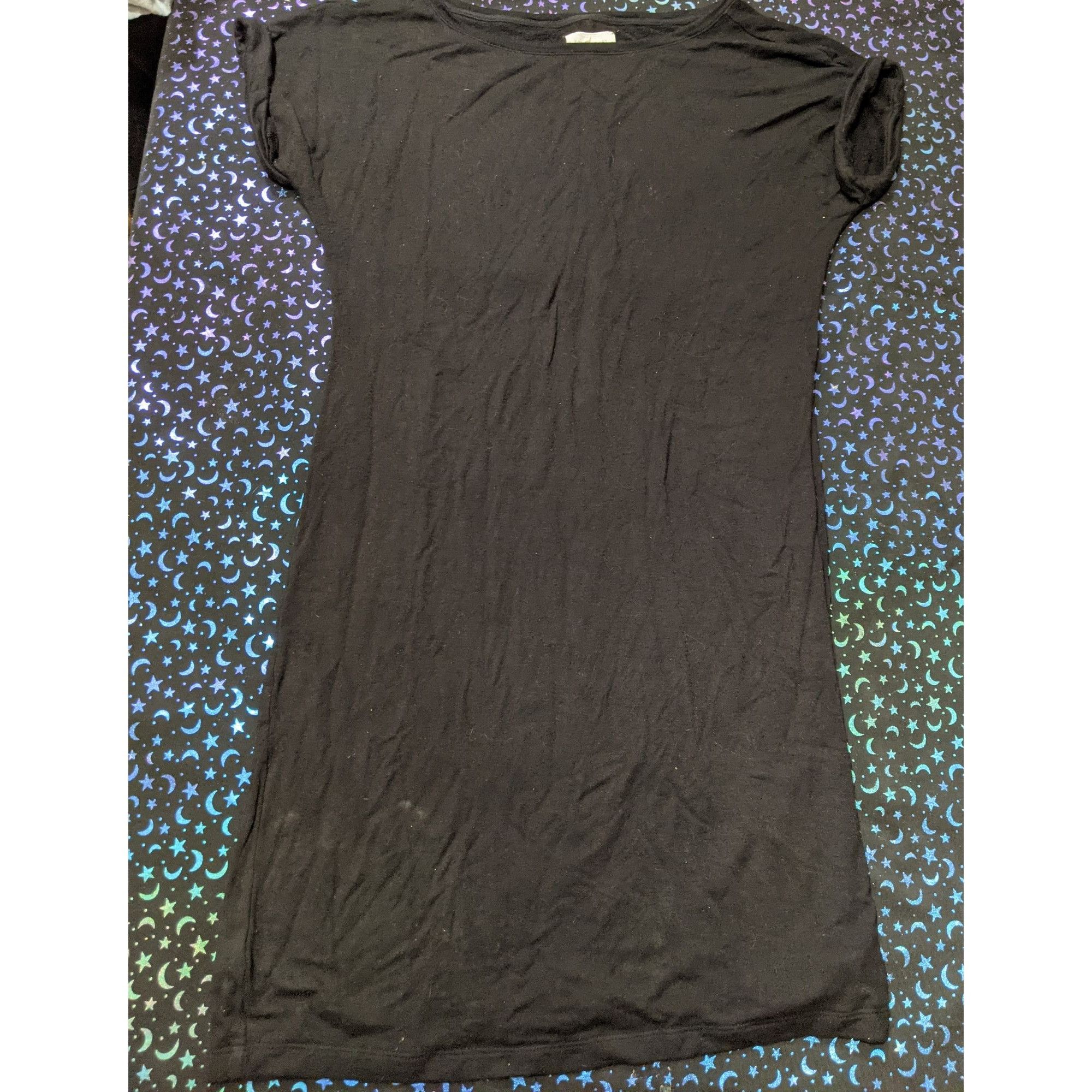 Lou & Grey Lou & Grey Black T-Shirt Dress Size Medium Size M / US 6-8 / IT 42-44 - 1 Thumbnail