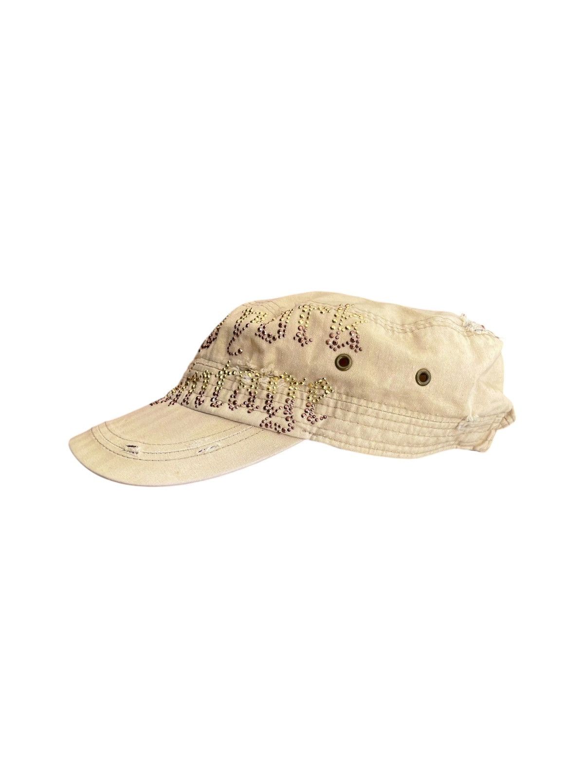 Japanese Brand Vintage Sun Faded Two Fold HBT Cadet Hat Size ONE SIZE - 2 Thumbnail