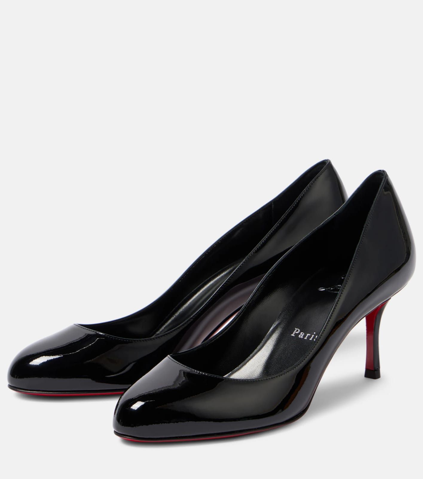 Christian Louboutin os11x0526 Dolly 70mm Patent Leather Pumps in Black Size US 8 / IT 38 - 5 Thumbnail