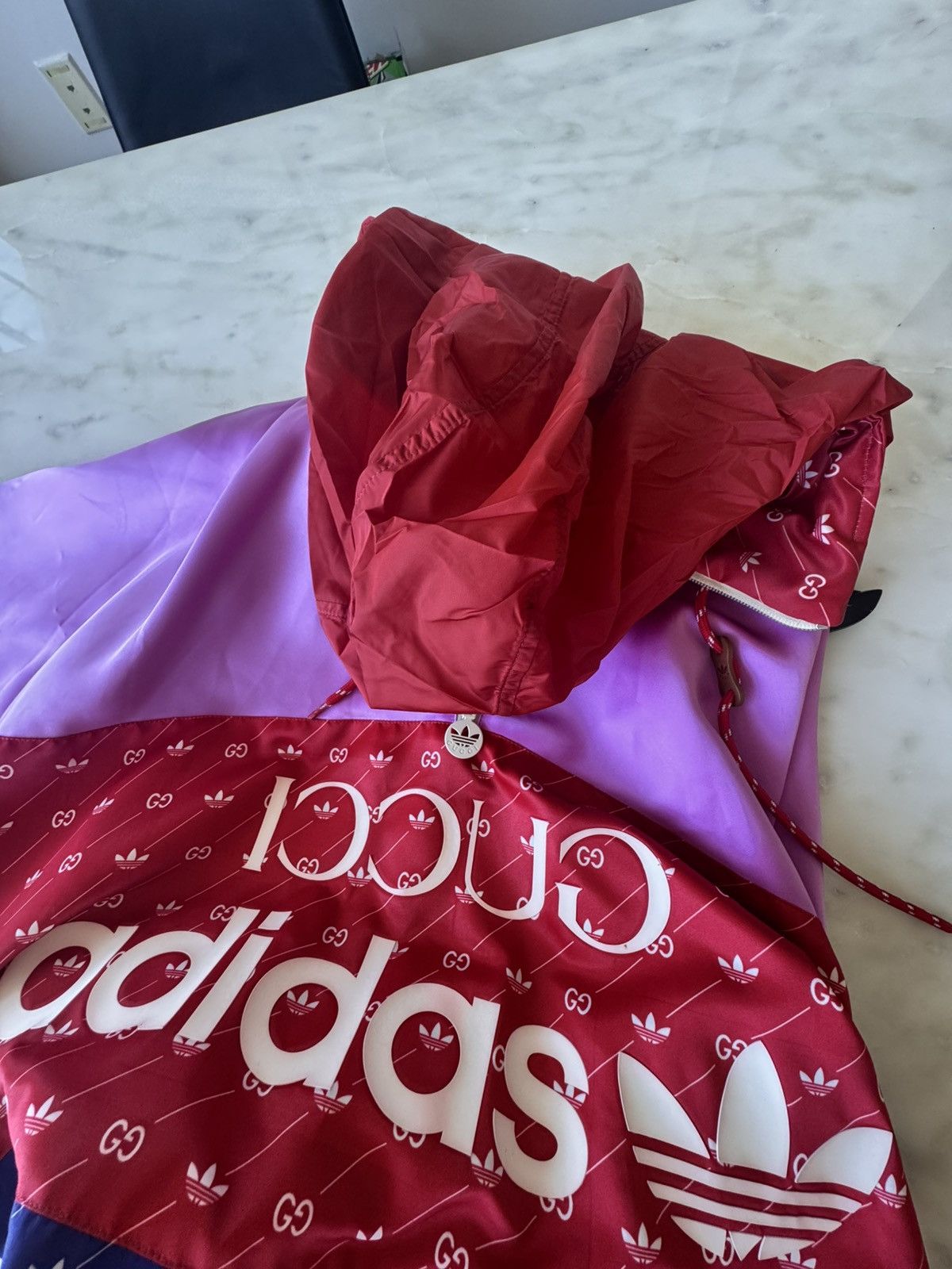 Adidas × Gucci Gucci x Adidas nylon jacket Size US XL / EU 56 / 4 - 10 Thumbnail