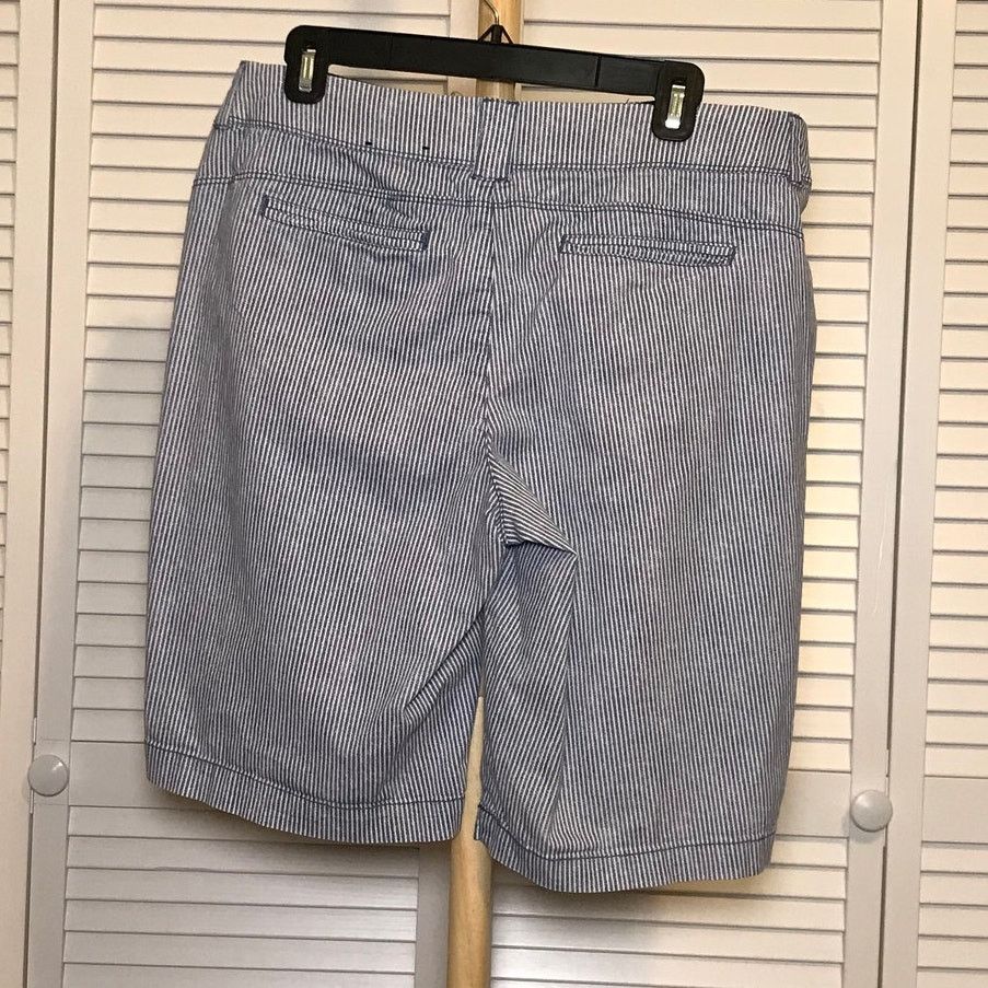 Other Intro by Jonathan Rose Striped Mid Rise Bermuda Shorts 12 Size 34" / US 12 / IT 48 - 2 Thumbnail
