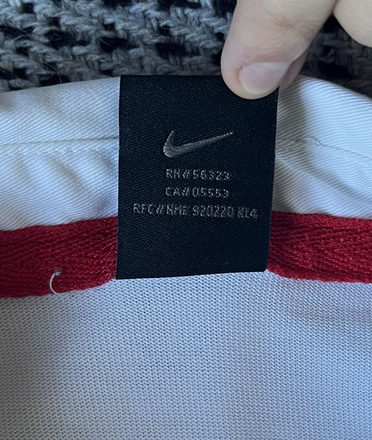 Nike × Vintage 🏴󠁧󠁢󠁥󠁮󠁧󠁿Vintage 00s Nike England Rugby League Polo Sweatshirt Size US XL / EU 56 / 4 - 7 Thumbnail