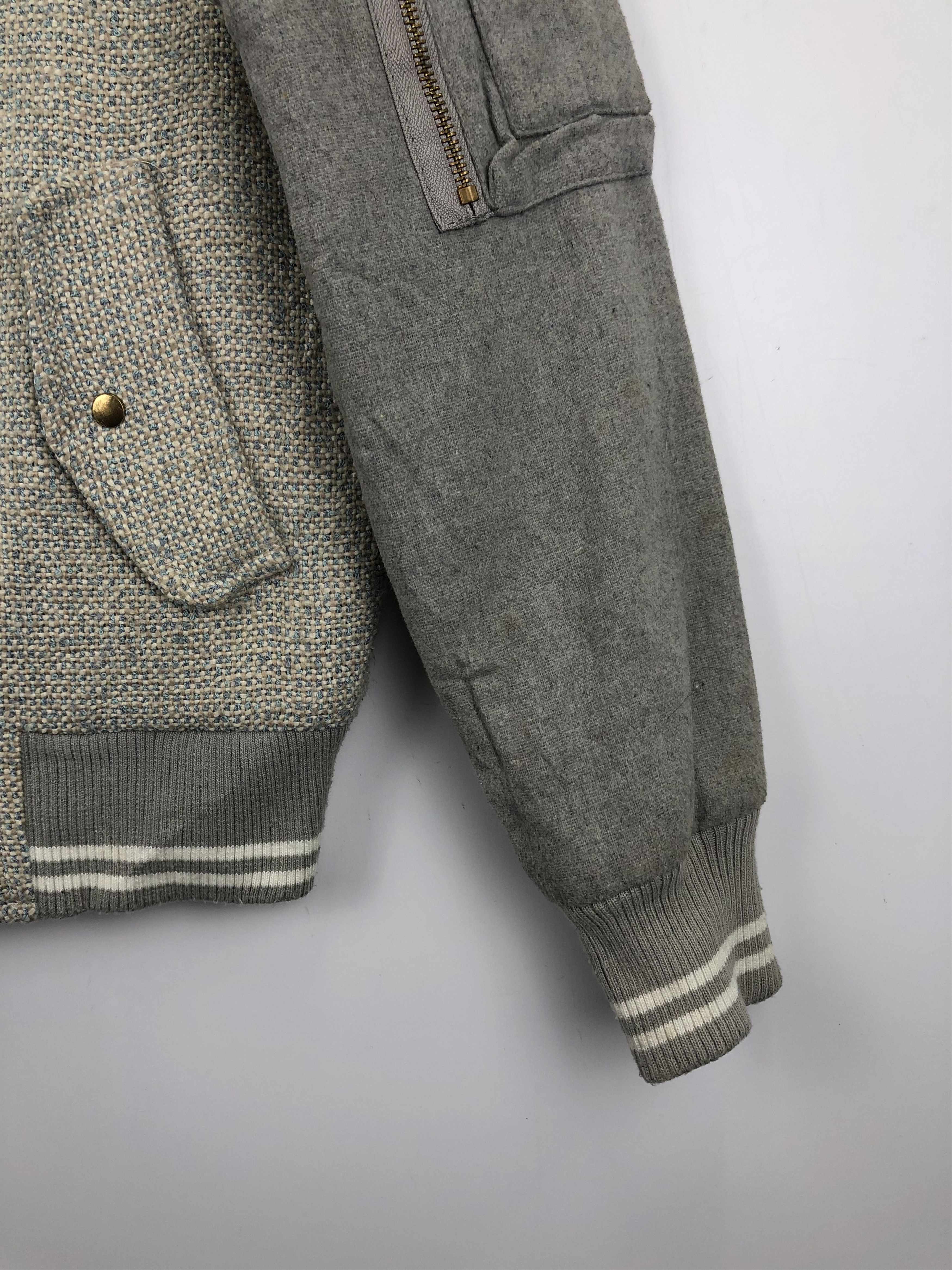 Japanese Brand Vintage Japanese Brand Wool Varsity Jacket Bomber V0447 Size US M / EU 48-50 / 2 - 5 Thumbnail