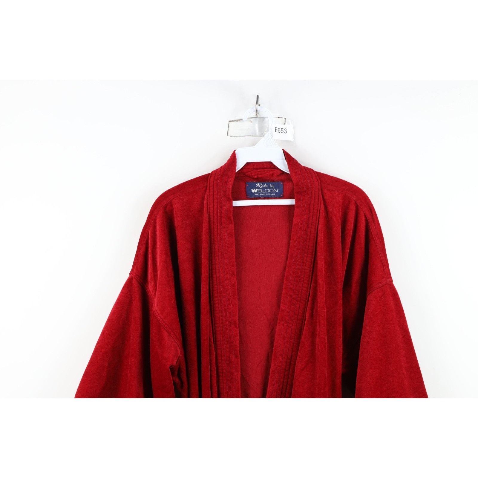 Vintage Vintage 60s 70s Streetwear Belted Velvet Velour Robe Size US L / EU 52-54 / 3 - 2 Thumbnail