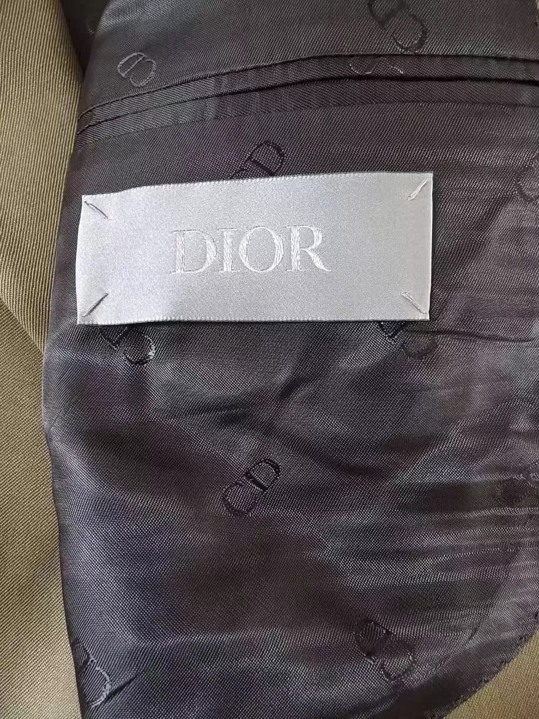 Dior DIOR x Travis Scott Solid Blazer Men's Coffee Brown Size 50R - 3 Thumbnail