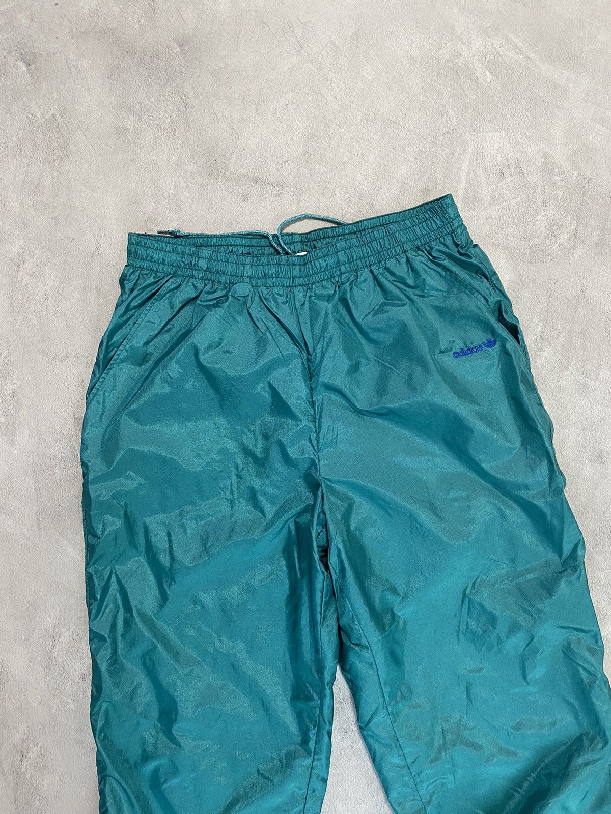 Adidas × Vintage 💎 Vintage 90s Track Sweat Pants Adidas Baggy Style Y2K Size US 36 / EU 52 - 4 Thumbnail