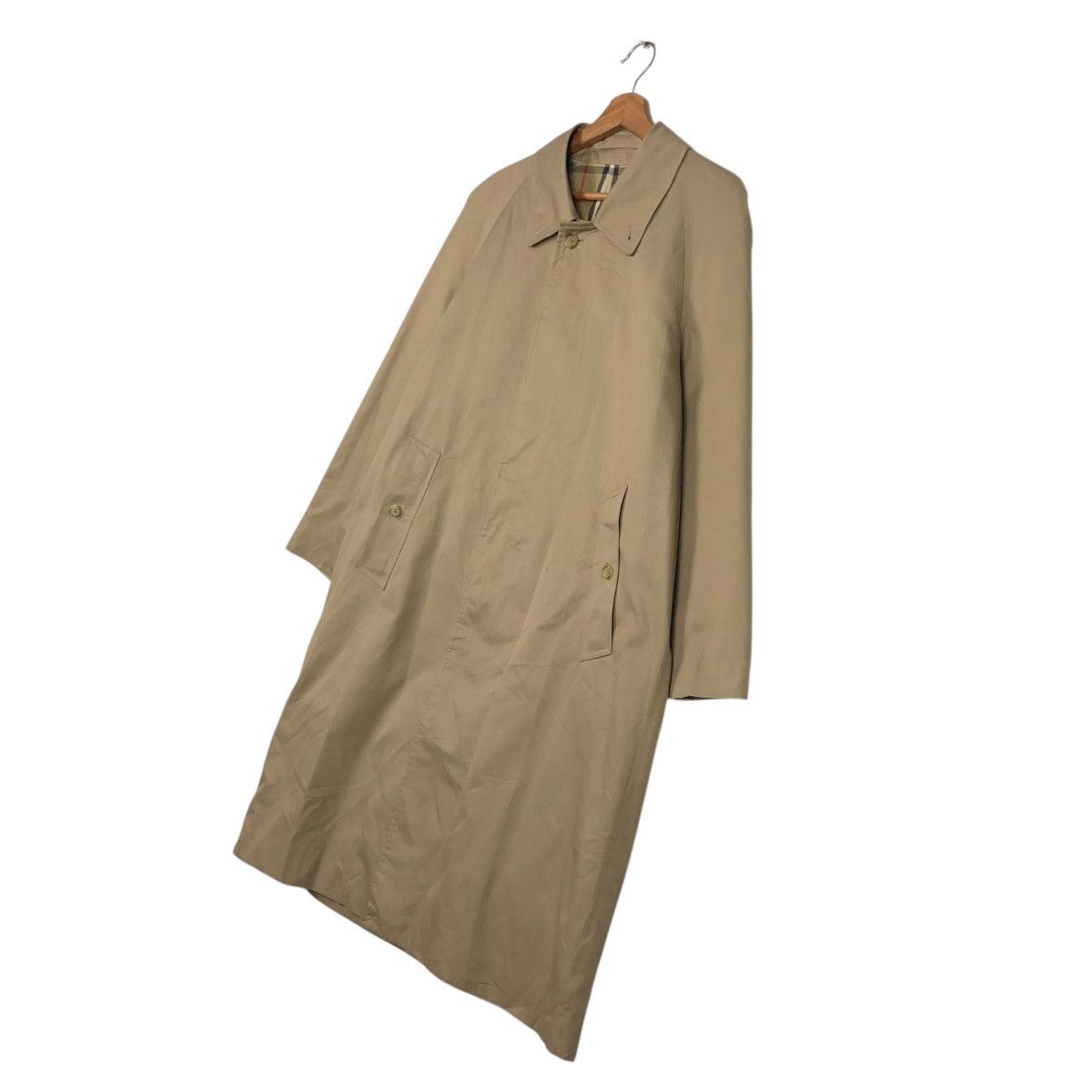 Burberry 🔥VINTAGE BURBERRYS LONDON LONG JACKET NOVA CHECK BLANKET Size US M / EU 48-50 / 2 - 6 Thumbnail