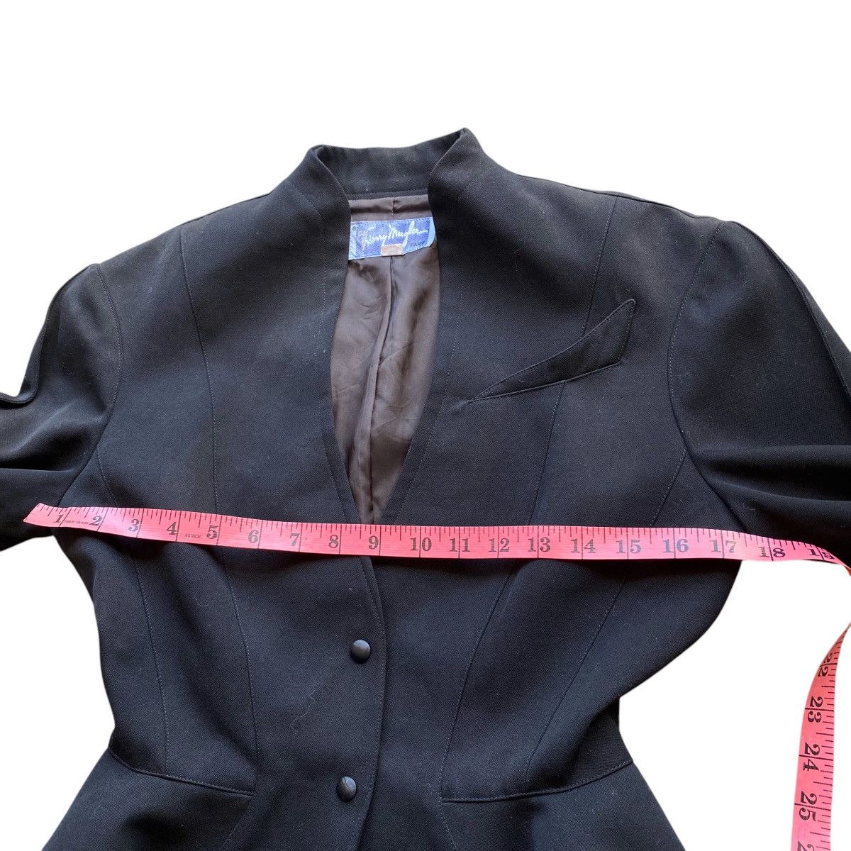 Thierry Mugler × Vintage 🔥90s THIERRY MUGLER FW SCULPTURAL DRAMATIC JACKET COAT Size S / US 4 / IT 40 - 13 Thumbnail