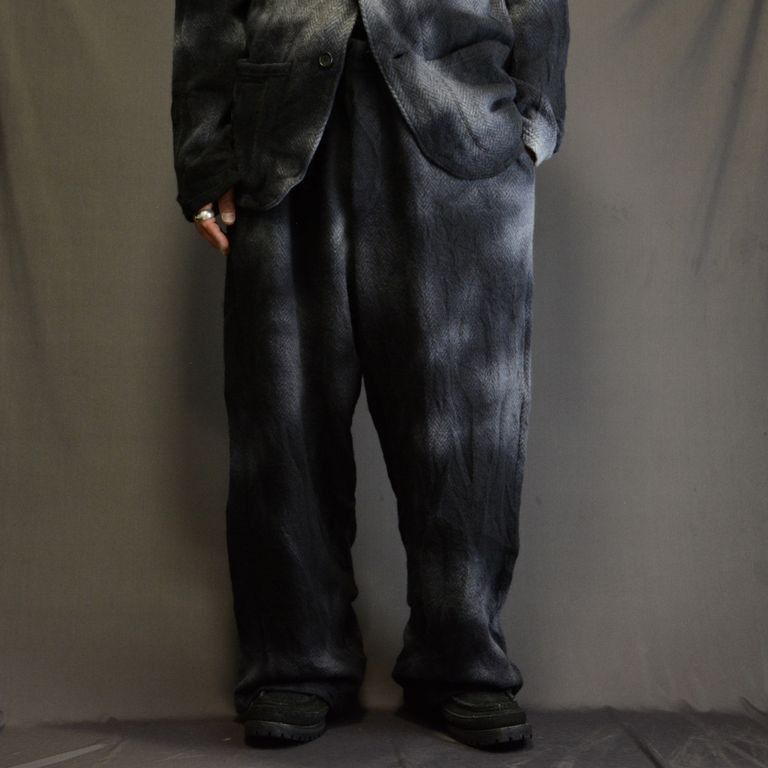 Yohji Yamamoto Yohji Yamamoto Pour Homme - Uneven Dyeing Wide Pants Size US 32 / EU 48 - 7 Thumbnail