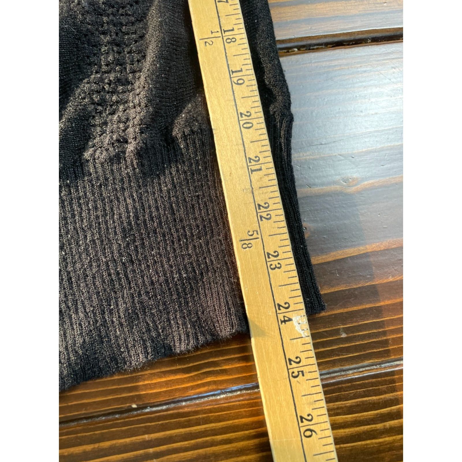 Vintage Maurices Sweater Women Medium Black Cap Sleeve Pullover Knitt Solid Knit Casual Pullover Mens Womens Girls Size M / US 6-8 / IT 42-44 - 4 Thumbnail