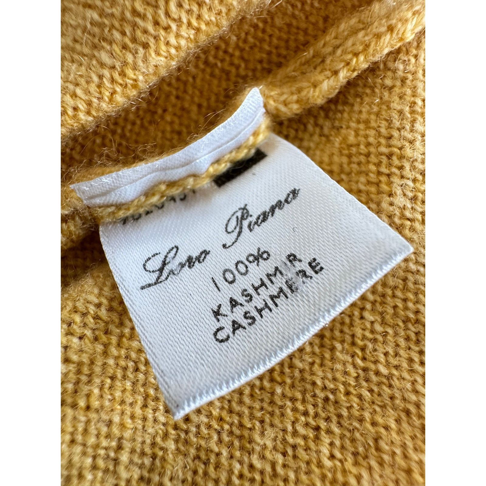 Loro Piana Loro Piana Cashmere Turtleneck Sweater Yellow Size M / US 6-8 / IT 42-44 - 6 Thumbnail
