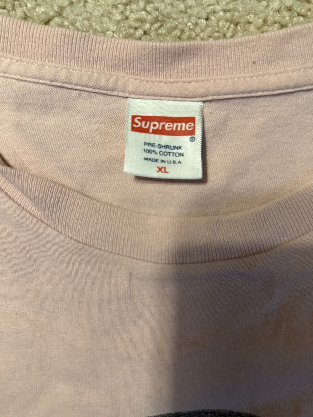 Supreme Supreme Know Your Rights T Shirt XL Pink Size US XL / EU 56 / 4 - 2 Thumbnail