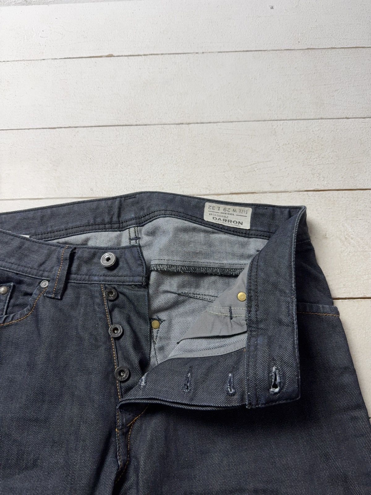 Diesel Luxury 00s Diesel Darron Regular Slim Tapered Jeans W29 L32 Size US 29 - 10 Thumbnail