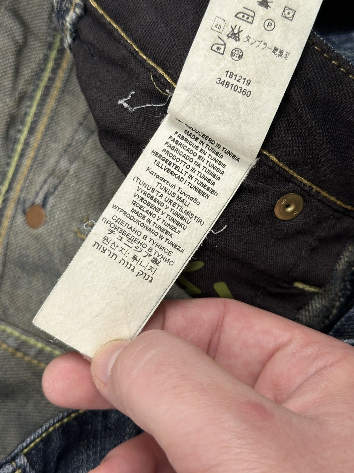 G-Star Vintage G-Star RAW Elwood Heritage Embro Narrow Jeans 96 y2k Size 30" / US 8 / IT 44 - 12 Thumbnail
