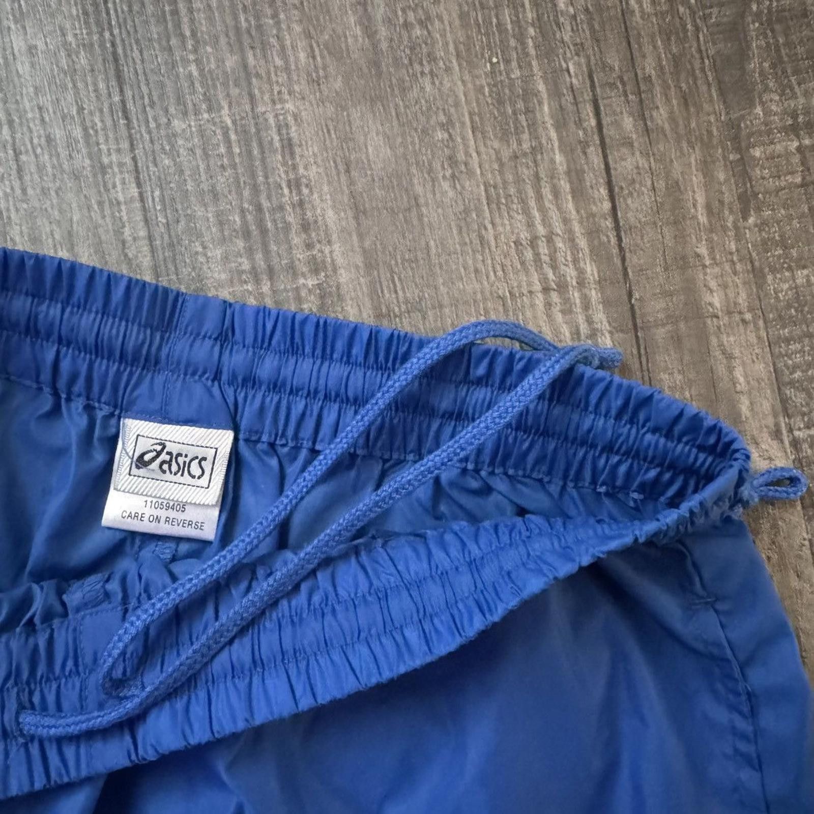 Asics ASICS • VINTAGE "Blue" Nylon Pants (L) Size 36" / US 14 / IT 50 - 4 Thumbnail