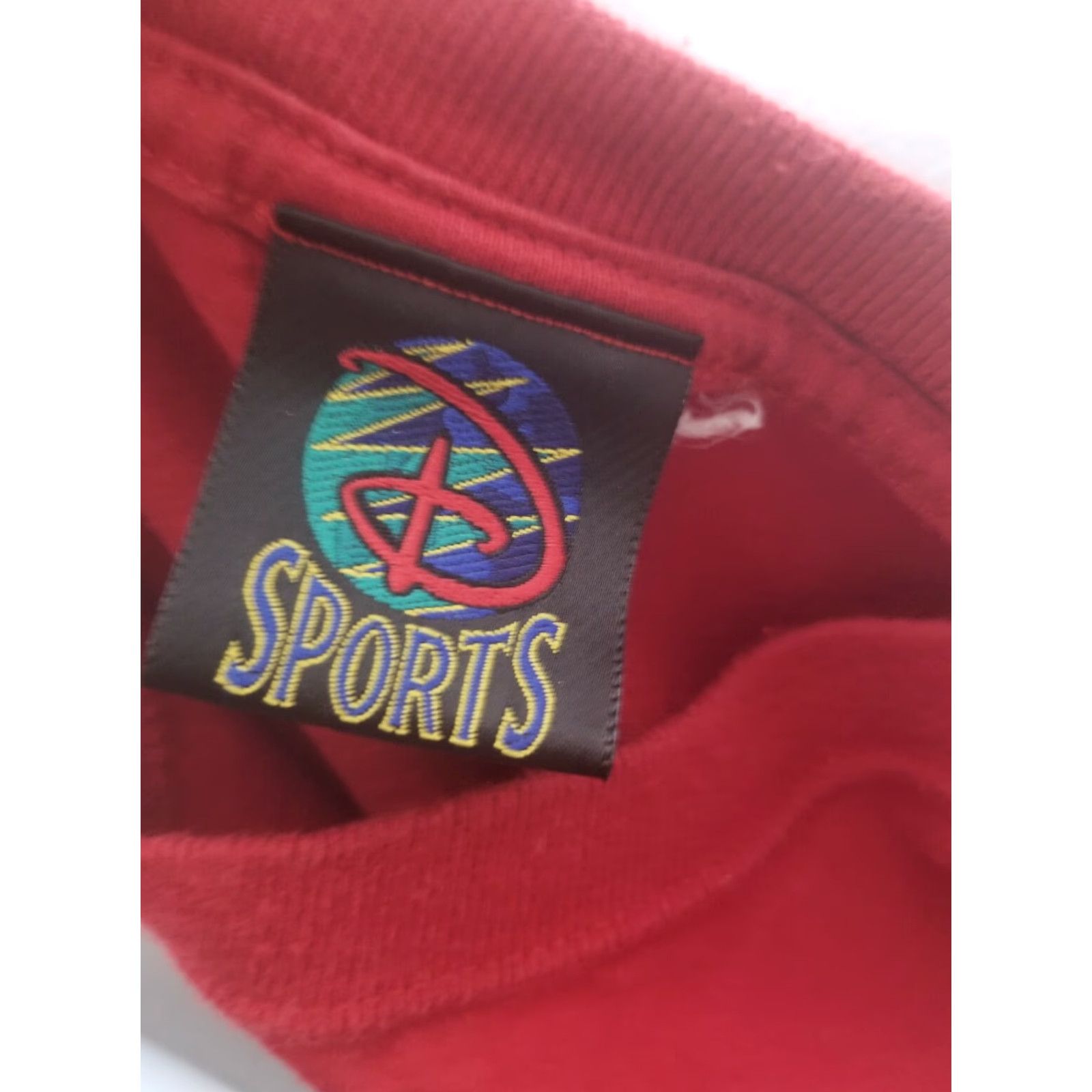 VINTAGE Walt Disney NASCAR USA T-Shirt Mens L Red 2000 Indy Delphi Walt Disney World Racing Crew Neck Short Sleeve Graphic Tee