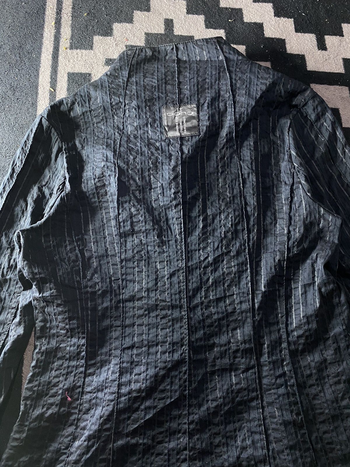 14th Addiction × KMRii × Yasuyuki Ishii Japanese Doho assymmetric buttons shirt gothic style Size US M / EU 48-50 / 2 - 4 Thumbnail