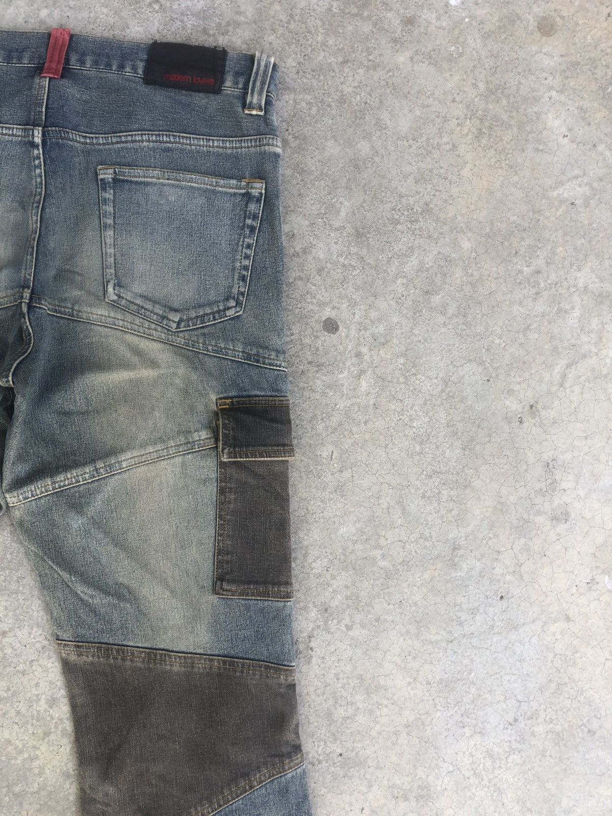 If Six Was Nine Japanese Modern Lover Flared Jeans Distressed Patchwork Size US 32 / EU 48 - 10 Thumbnail
